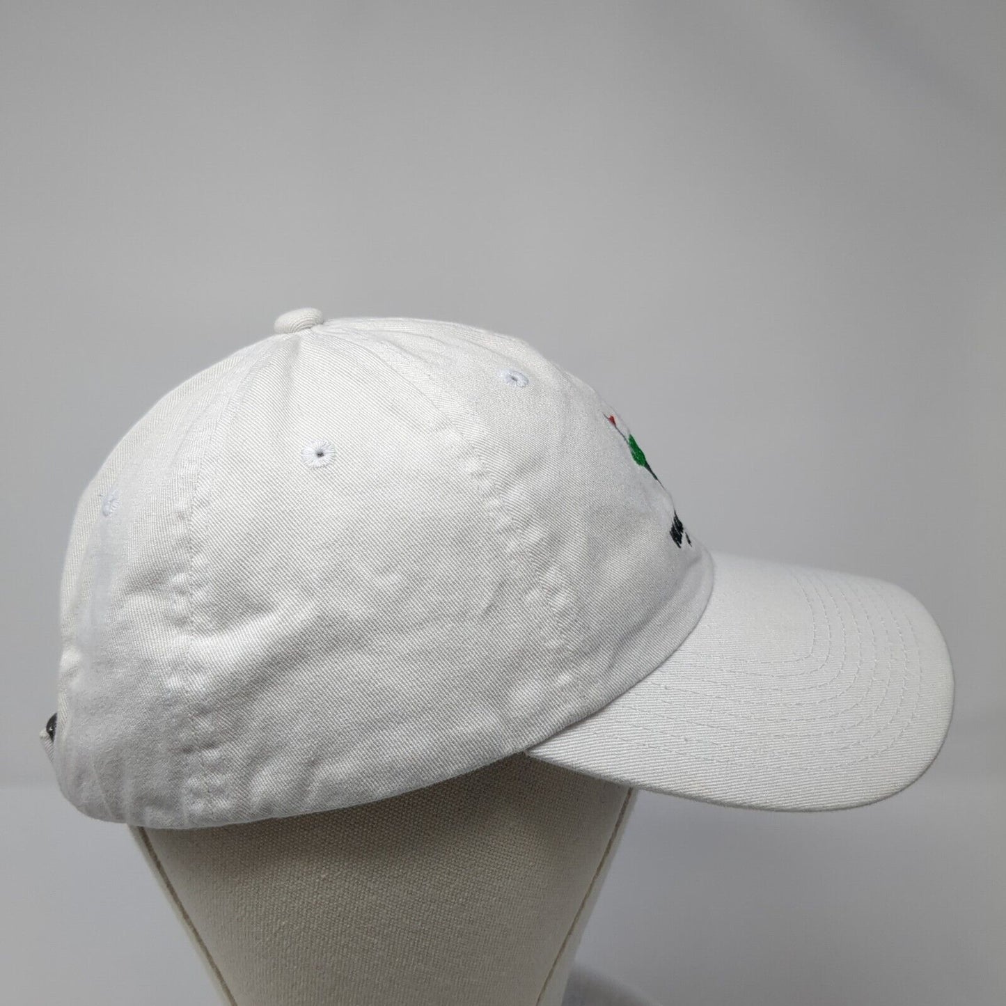 Village Green Golf Course Slideback Hat White One Size Adjustable Fahrenheit