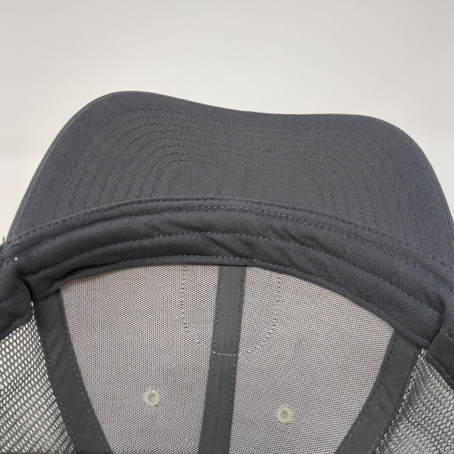 Dutch Bros Coffee Snapback Trucker Hat Gray One Size Adjustable Mesh Back