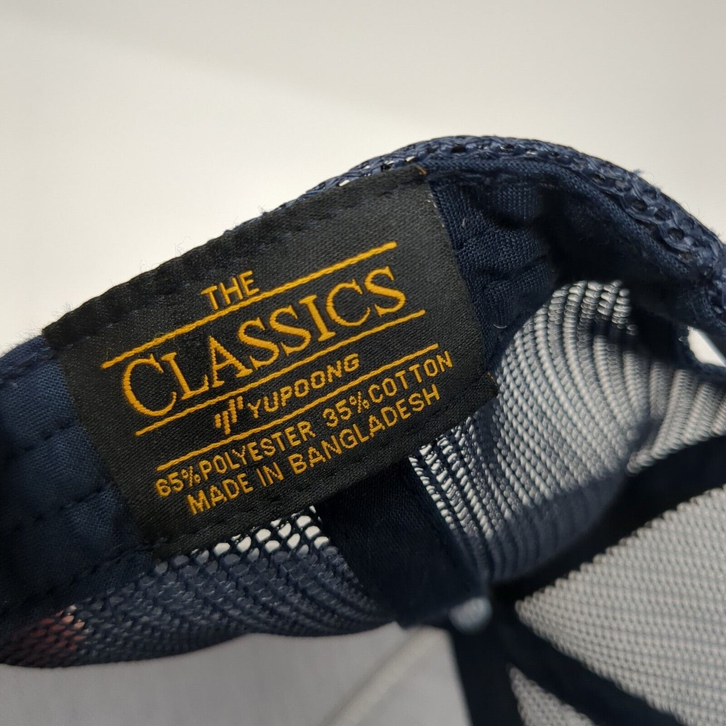 Santa Barbara County Snapback Trucker Hat Blue One Size Mesh Back Yupoong