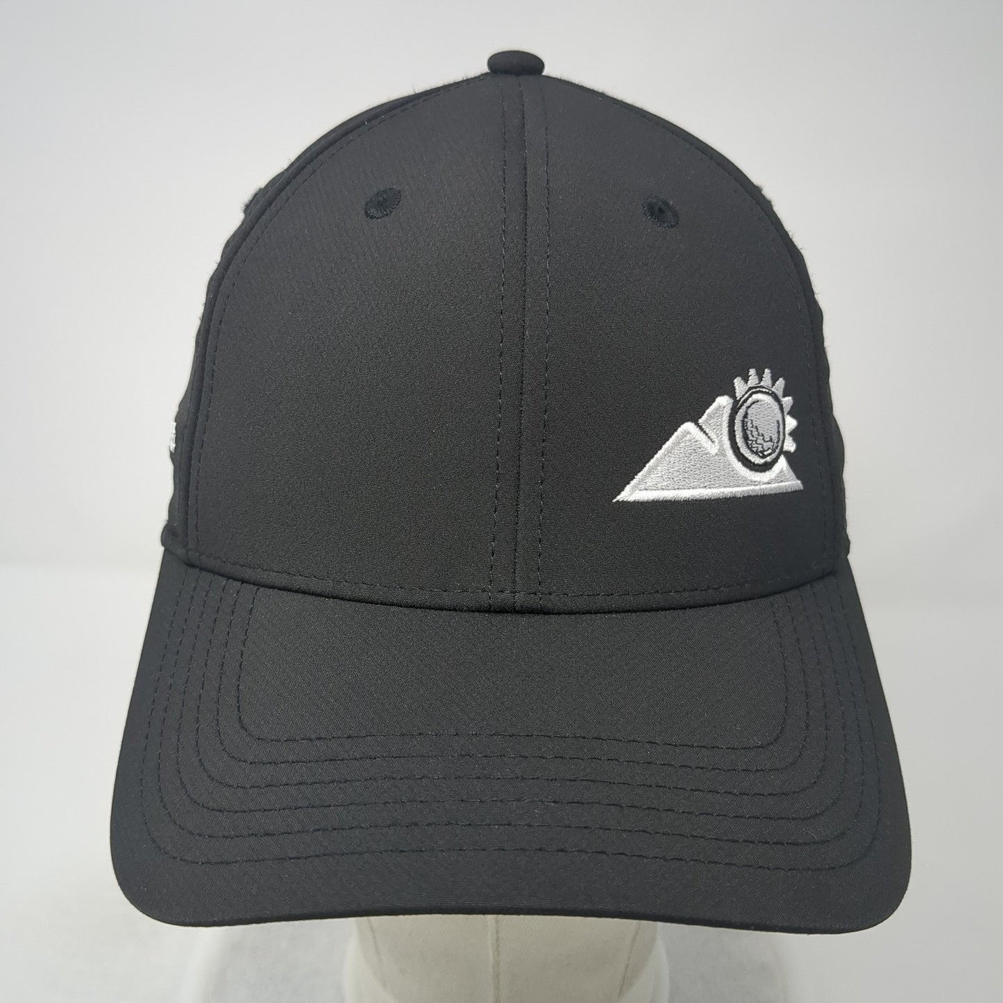 Shadow Ridge Strapback Baseball Cap Black One Size Adjustable Embroidered Ahead