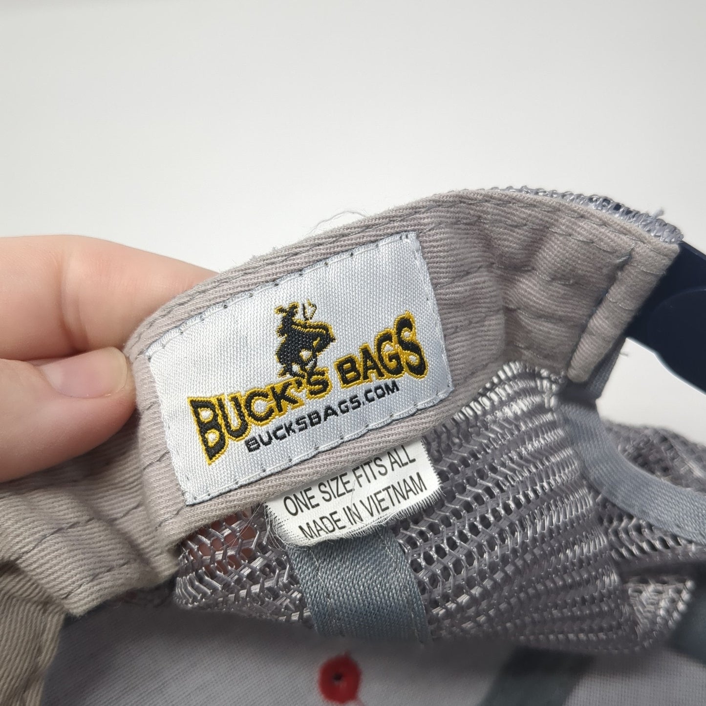 Idaho Snapback Trucker Hat Blue One Size Adjustable Mesh Back Buck's Bags