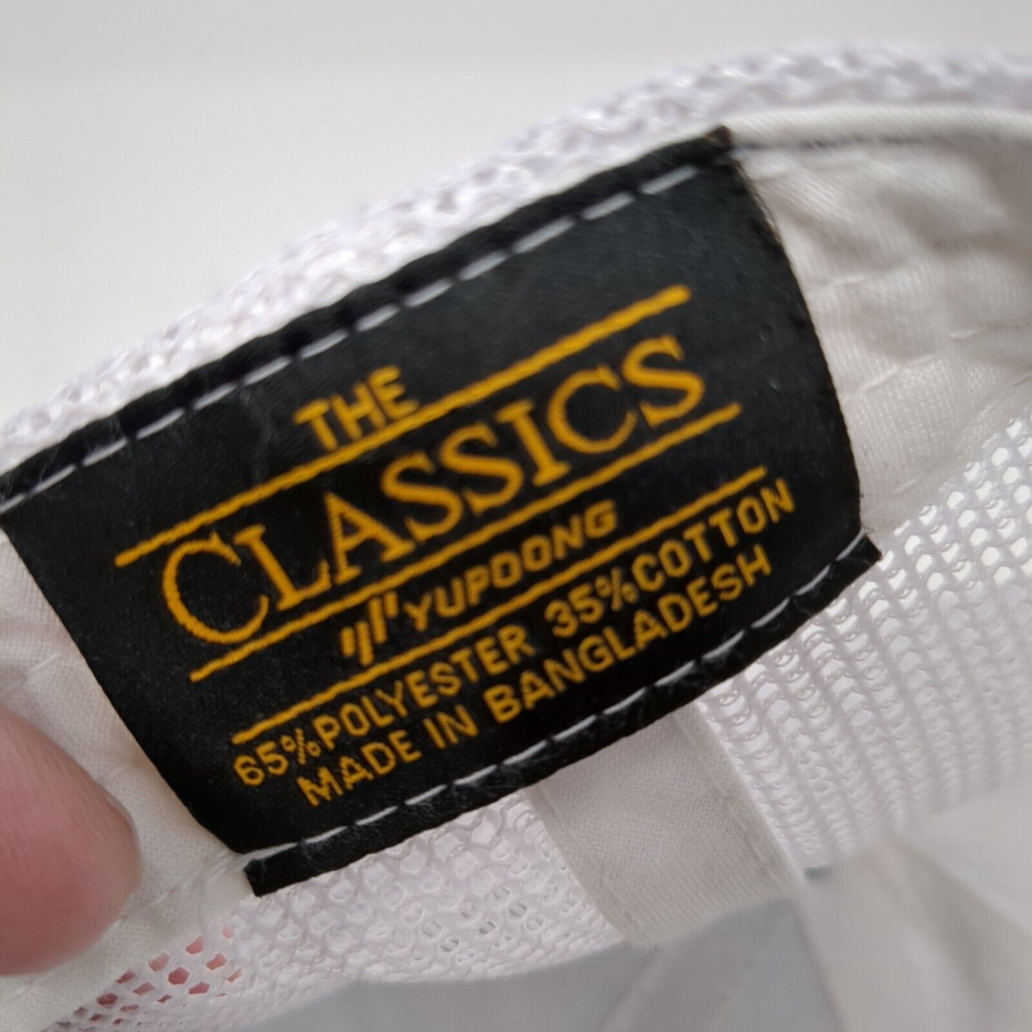 Hunter's ACE The Helpful Place Snapback Trucker Hat Blue OS Mesh Back Yupoong