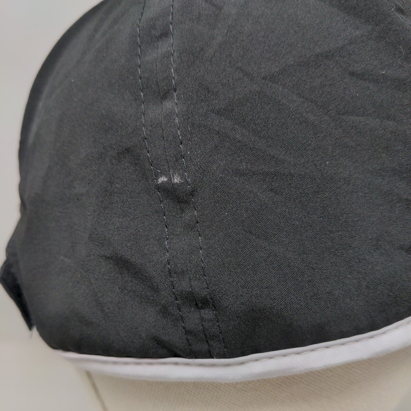 Arctic Cool Strapback Hat Black One Size Adjustable Embroidered Logo