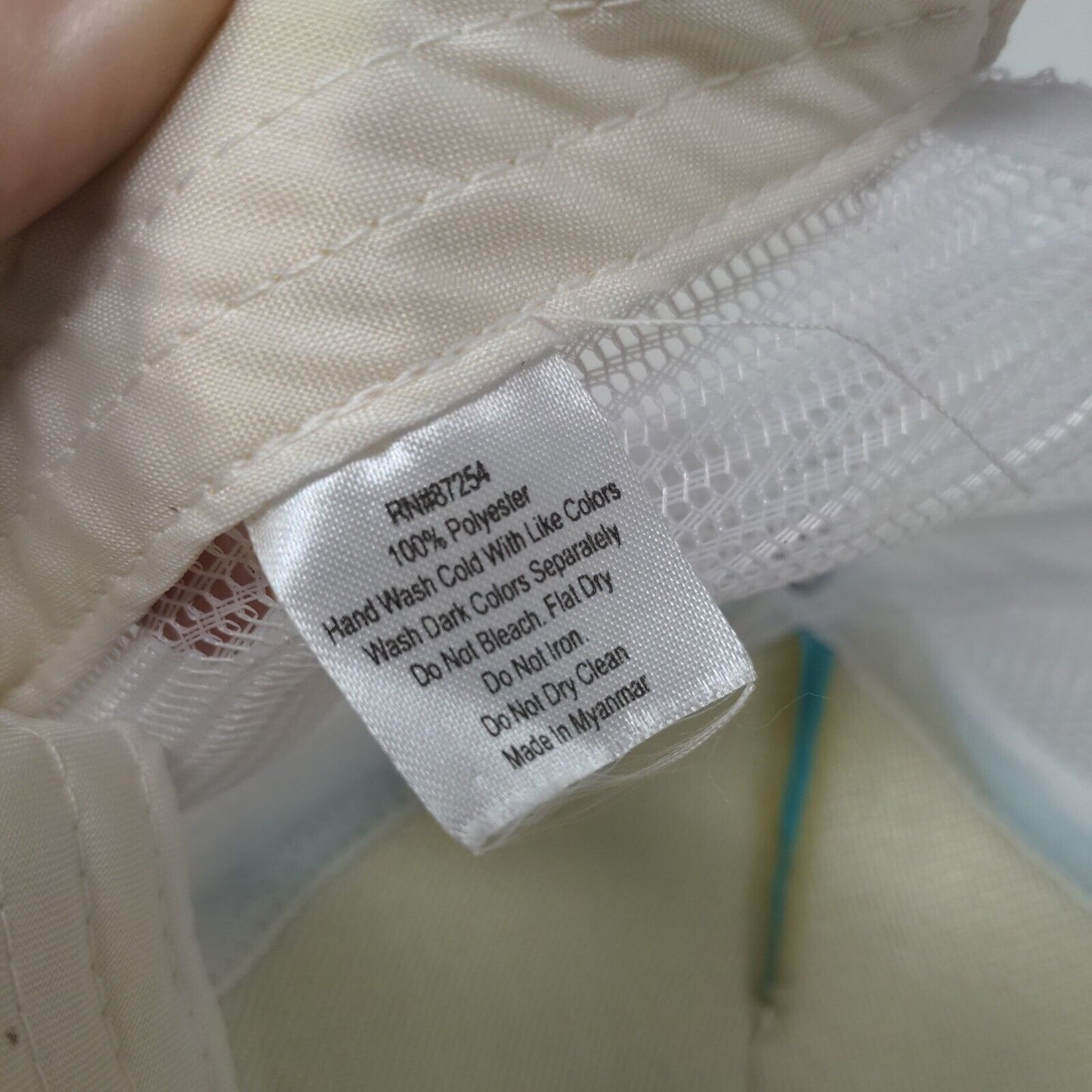 Unbranded Snapback Trucker Hat Multicolor OS Two Tone Mesh Back Blank Polyester