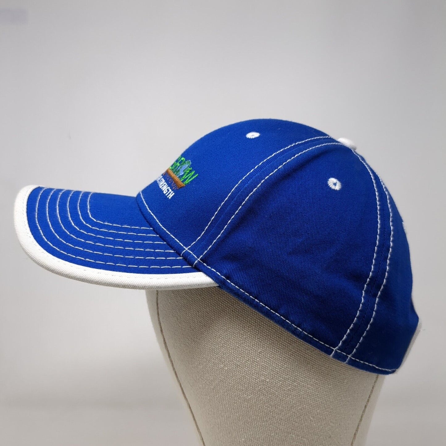 Amerigrow Our Soil Our Strength Strapback Hat Blue One Size Adjustable Otto