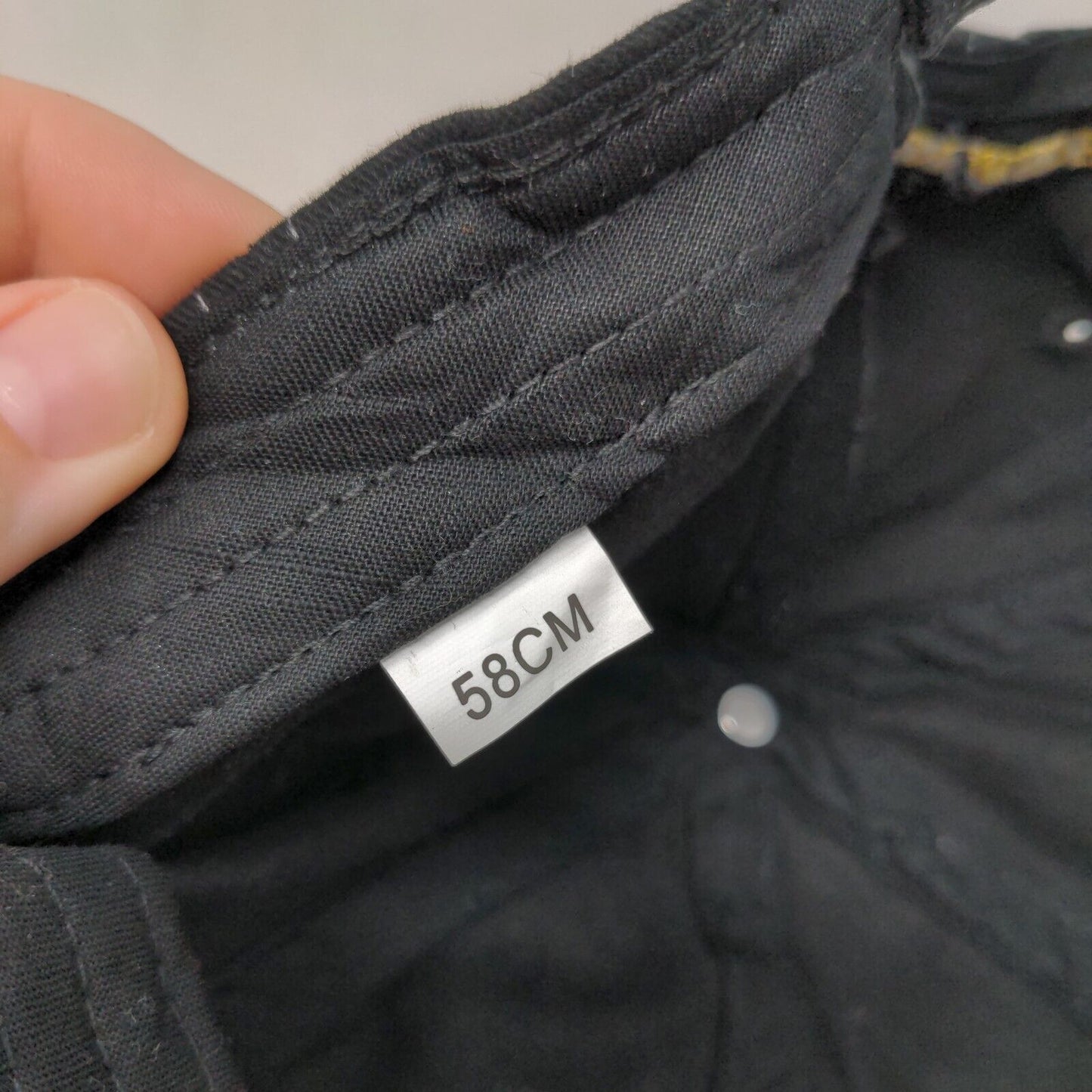 Reliable Est. 2001 Strapback Hat Black 58cm Embroidered Adjustable