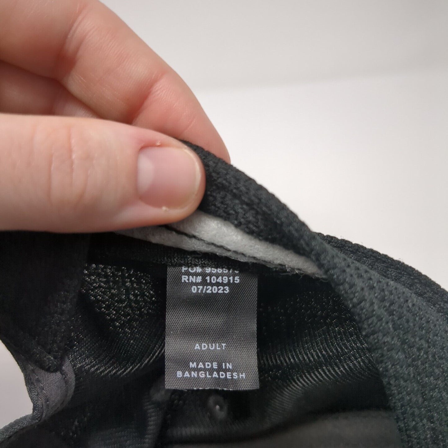 Sagis Strapback Hat Gray One Size Adjustable Embroidered Outdoor Cap