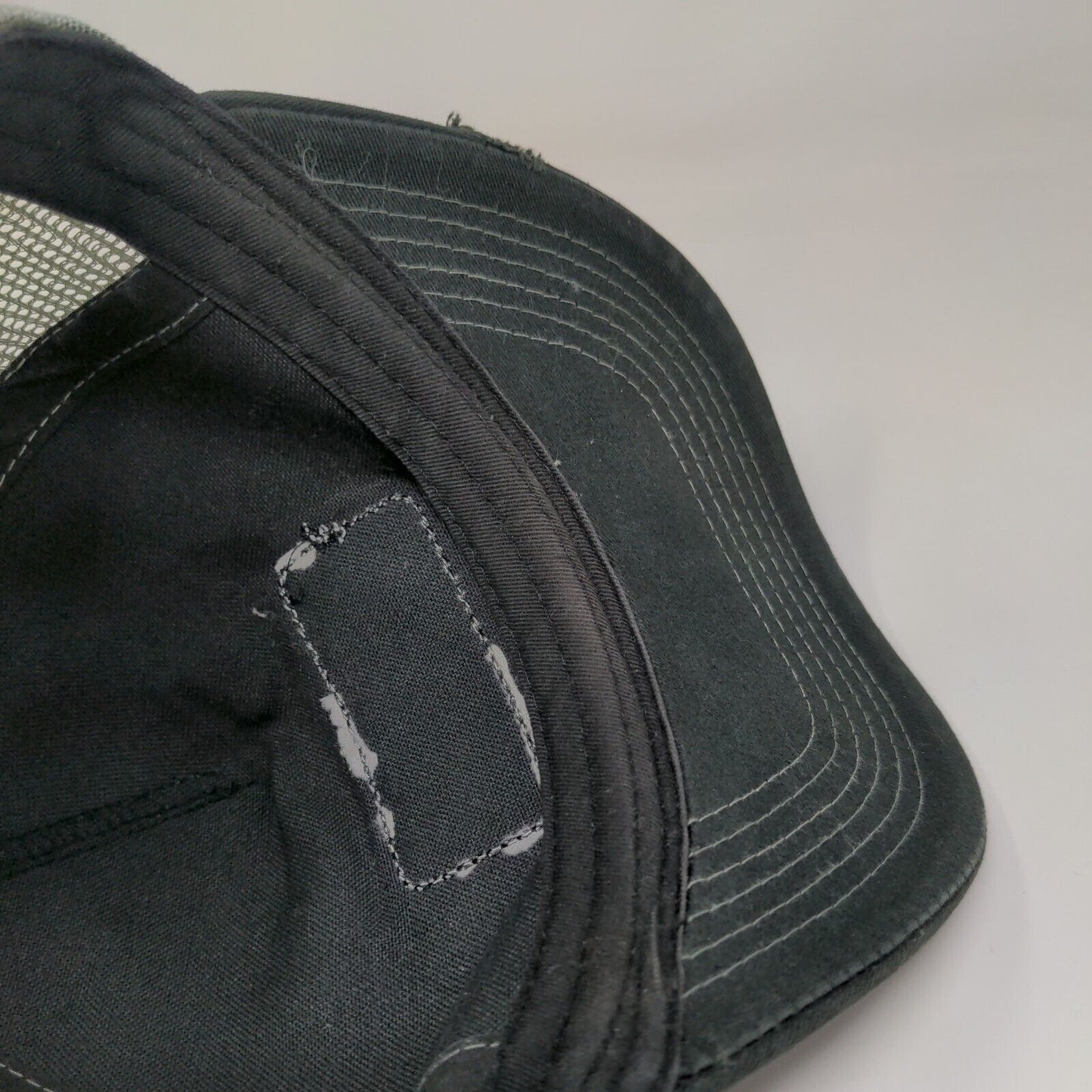 Dodge Patch Strapback Mesh Back Trucker Hat Black OSFA Colorblock