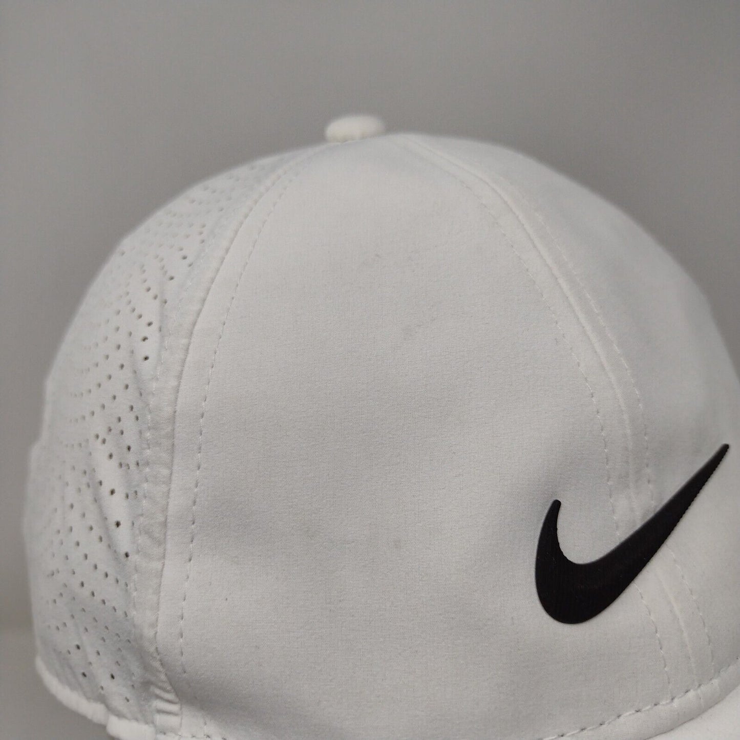 Nike Slideback Hat White OSFM Adjustable Swoosh Logo Breathable Heritage86