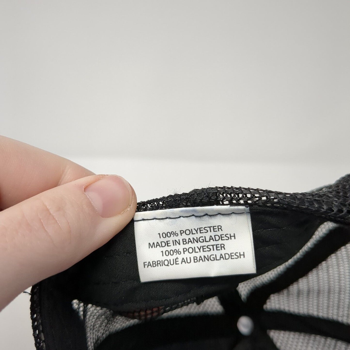 Fifty AF Snapback Trucker Hat Black One Size Adjustable Mesh Back Rope 6 Panel