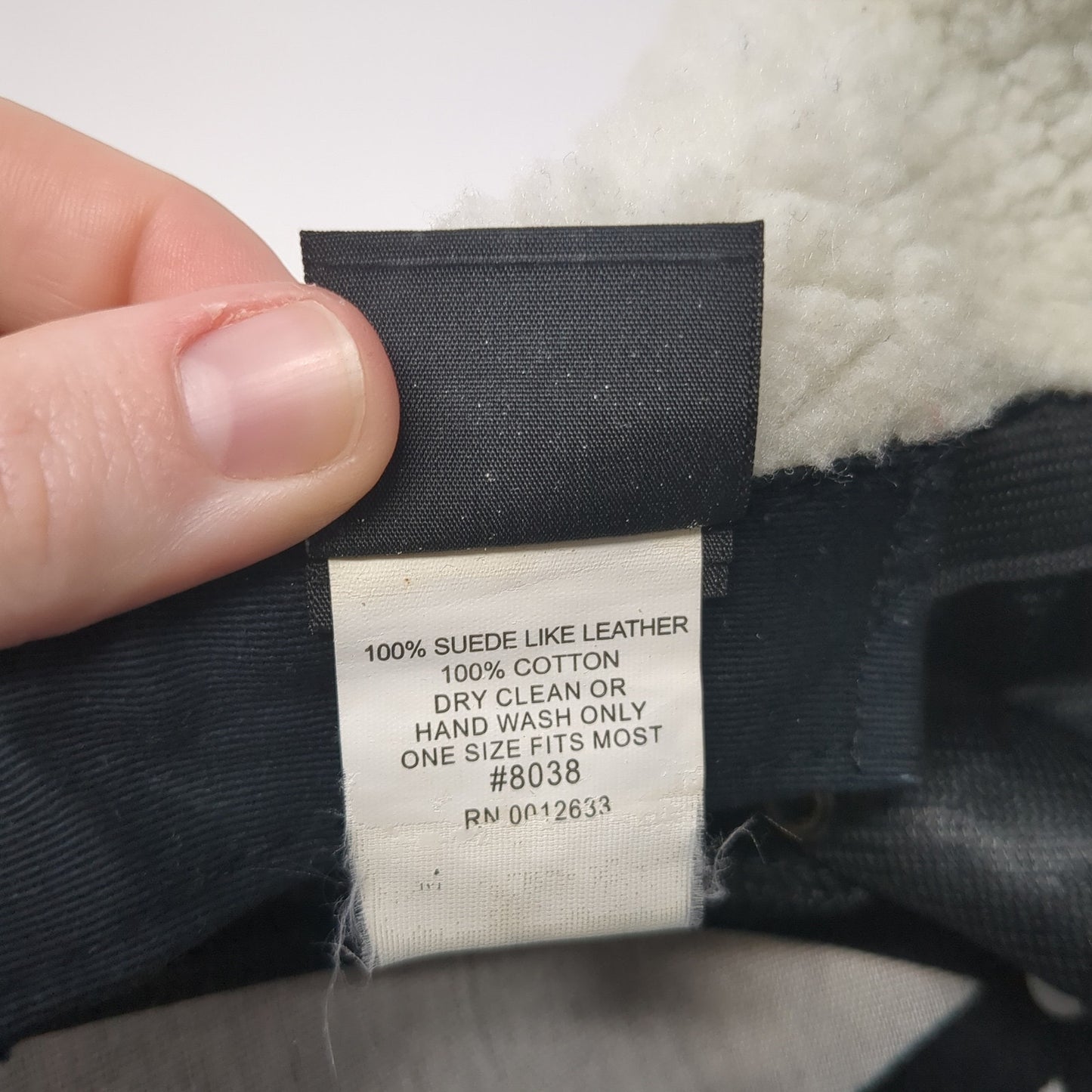 Magic Headwear Fitted Trapper Hat Black XL Faux Fur Lined Ear Flap Blank