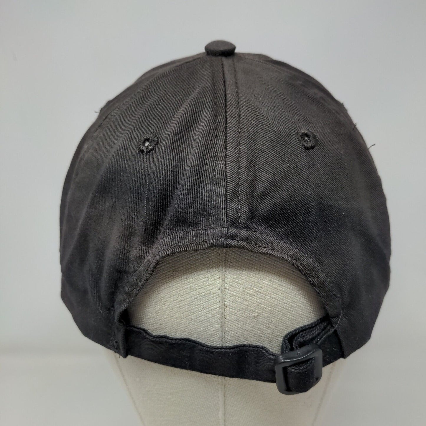 American Flag Slideback Hat Black OSFM Embroidered Adjustable Otto