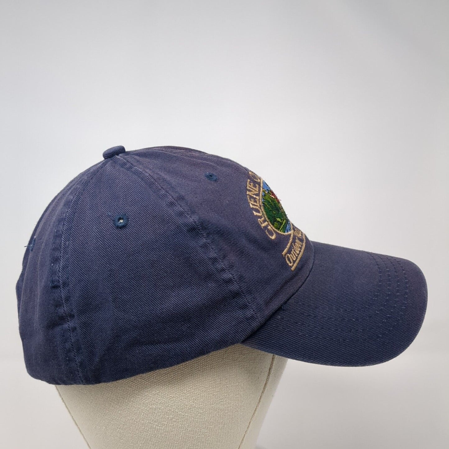 Gruene Outfitters Slideback Hat Blue One Size Adjustable Solid 6 Panel