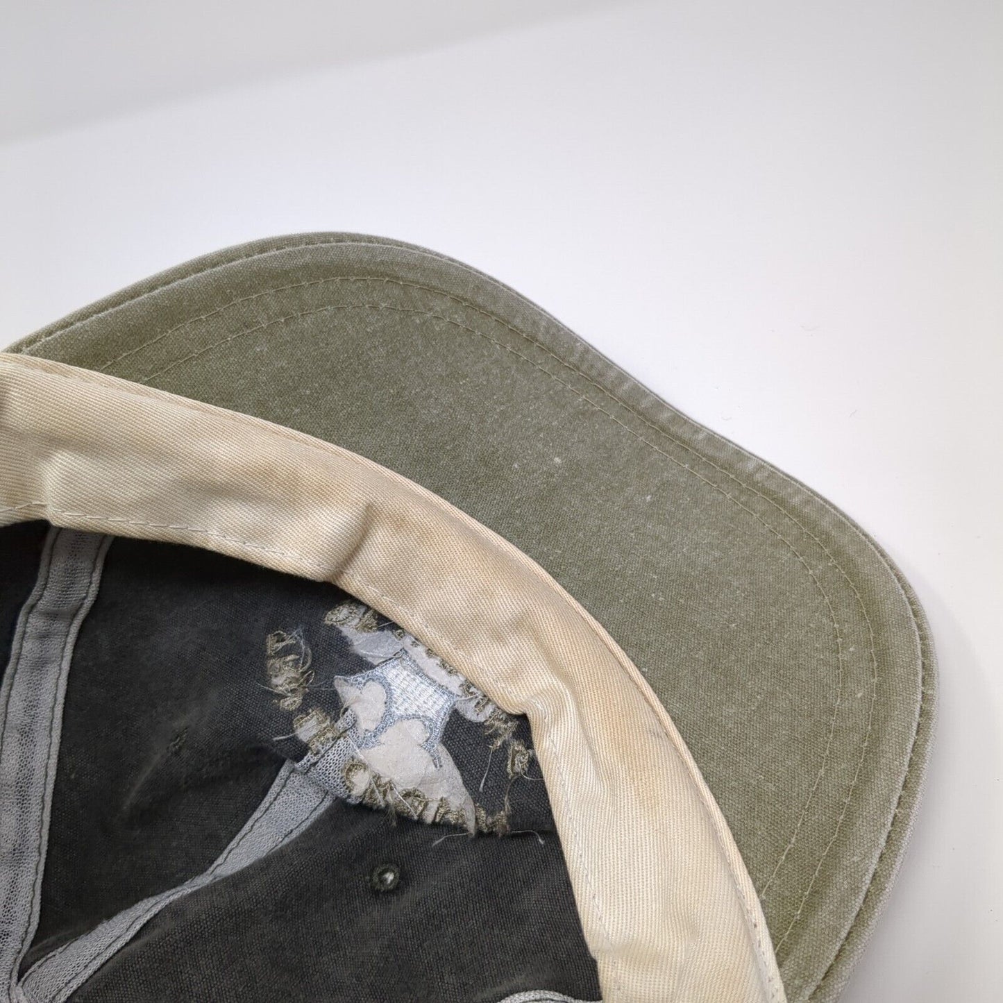 Triple Crown Of Surfing Slideback Hat Gray One Size Leather Strap