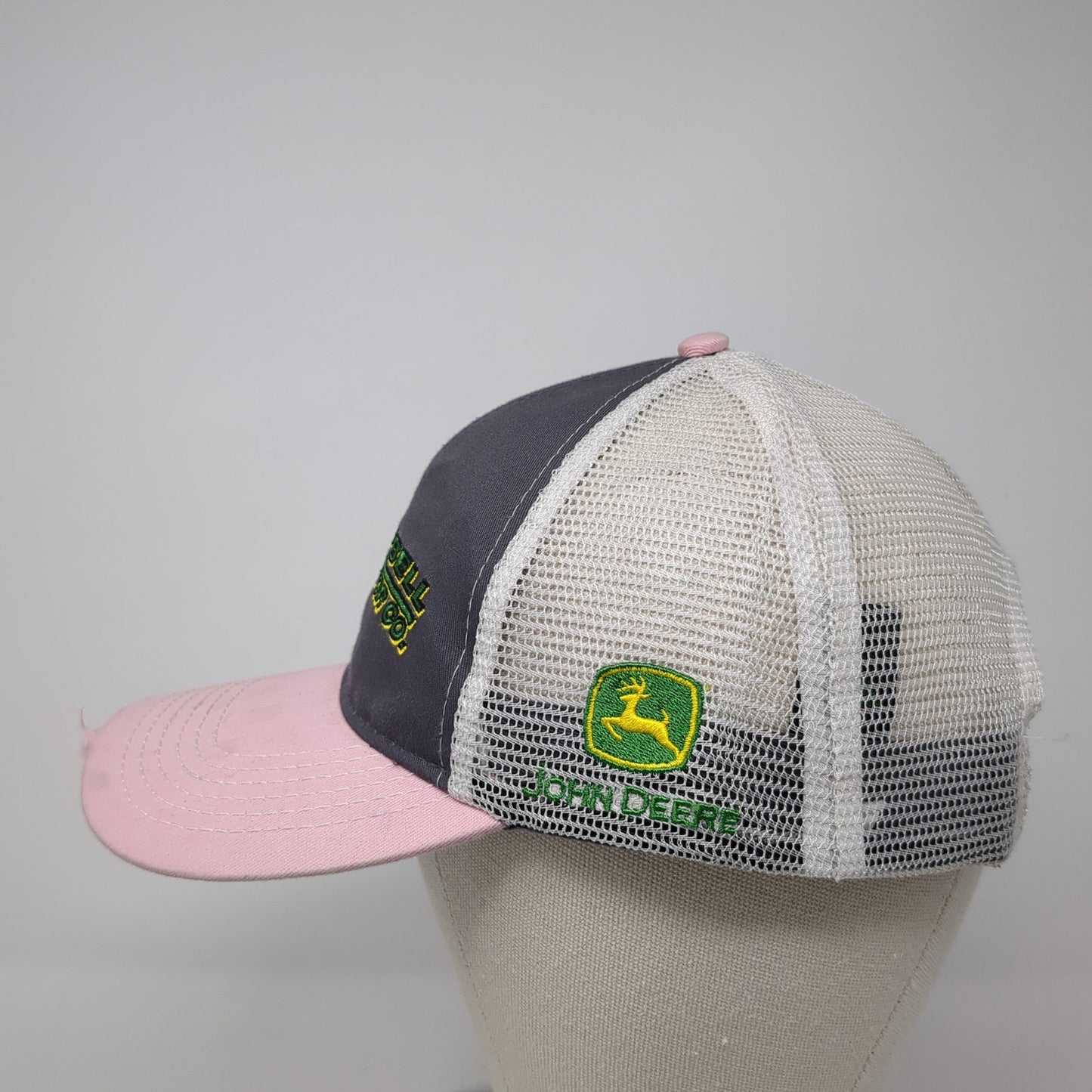 Campbell Tractor Co. Snapback Trucker Hat Multicolor One Size John Deere