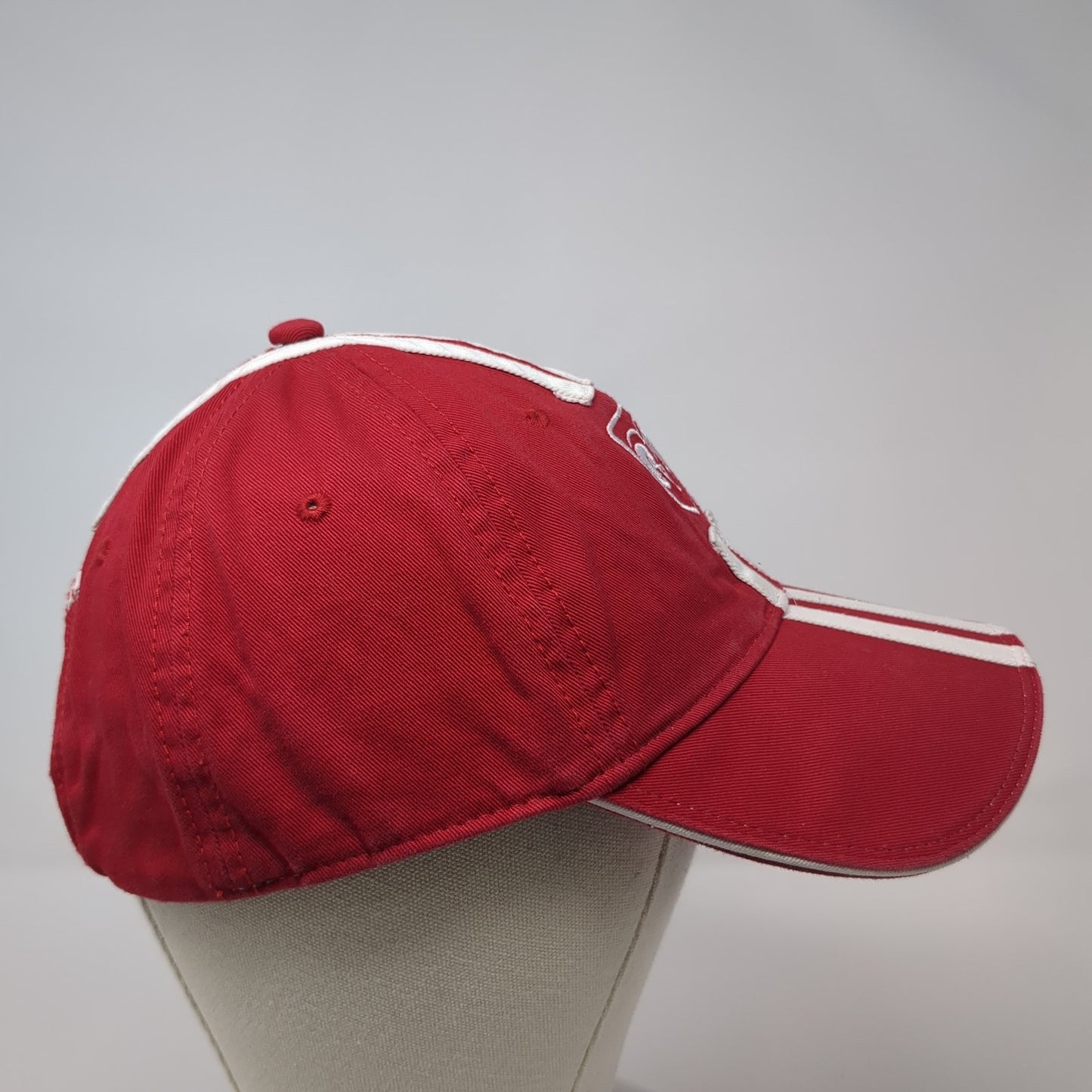 Dodge Ram Logo Strapback Hat Red One Size Adjustable Chase Authentics