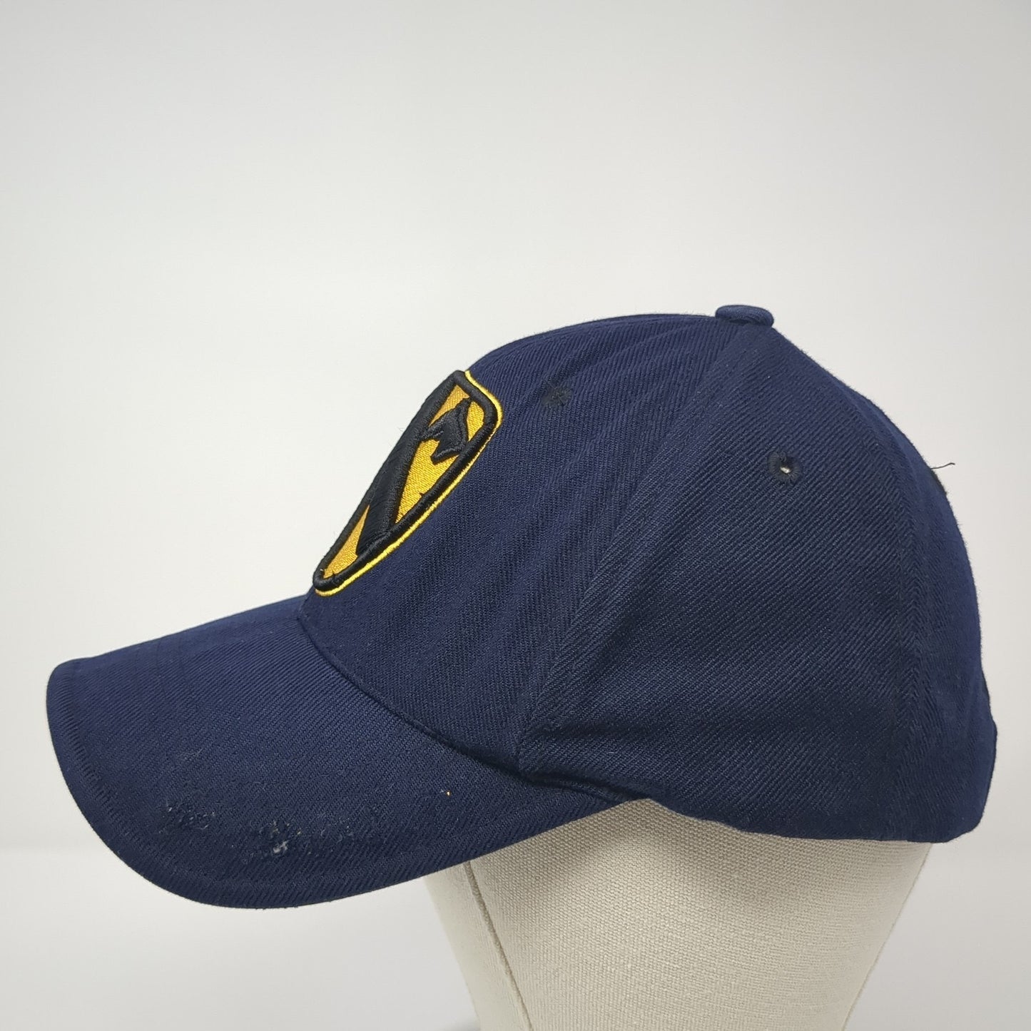 Rapid Dominance Strapback Hat Blue One Size Adjustable Embroidered