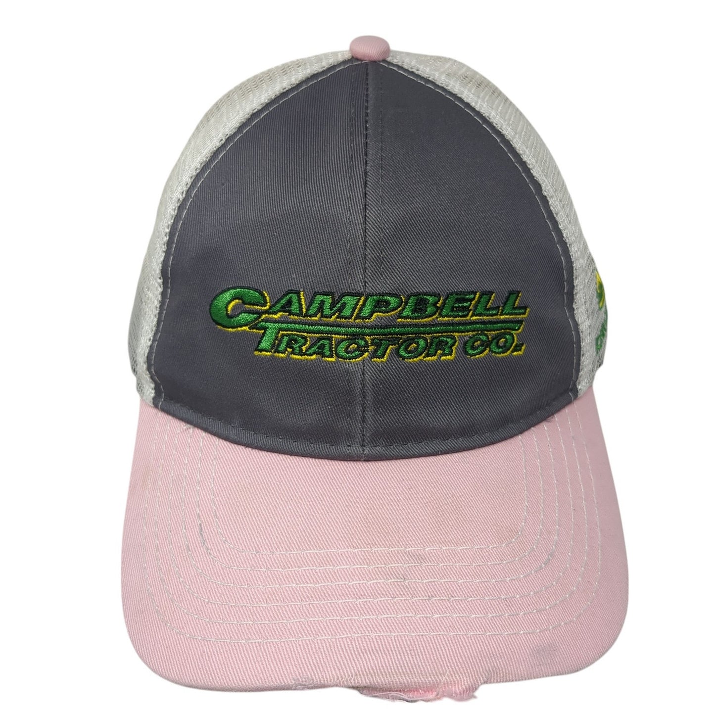 Campbell Tractor Co. Snapback Trucker Hat Multicolor One Size John Deere
