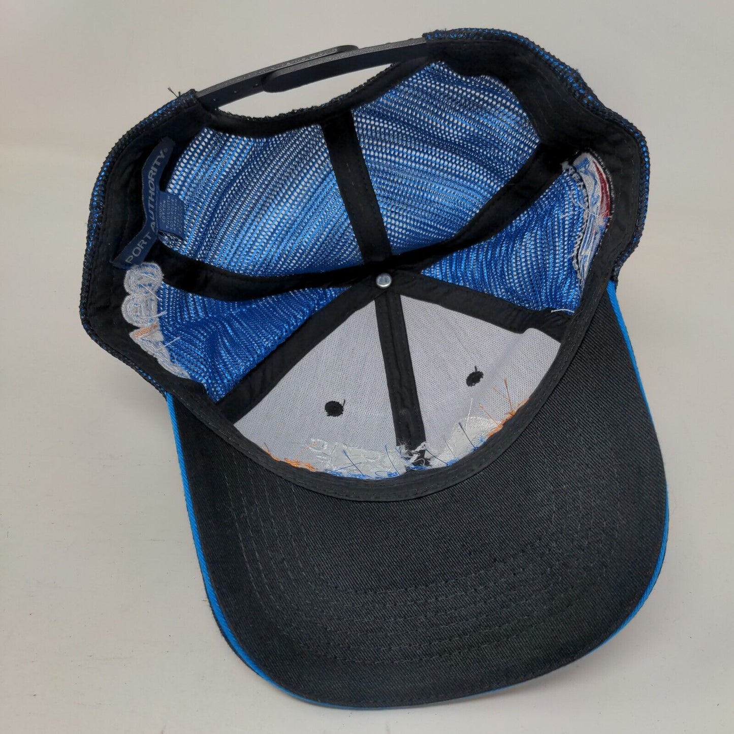 Arctic Wolf Racing Snapback Mesh Back Trucker Hat Black One Size Embroidered