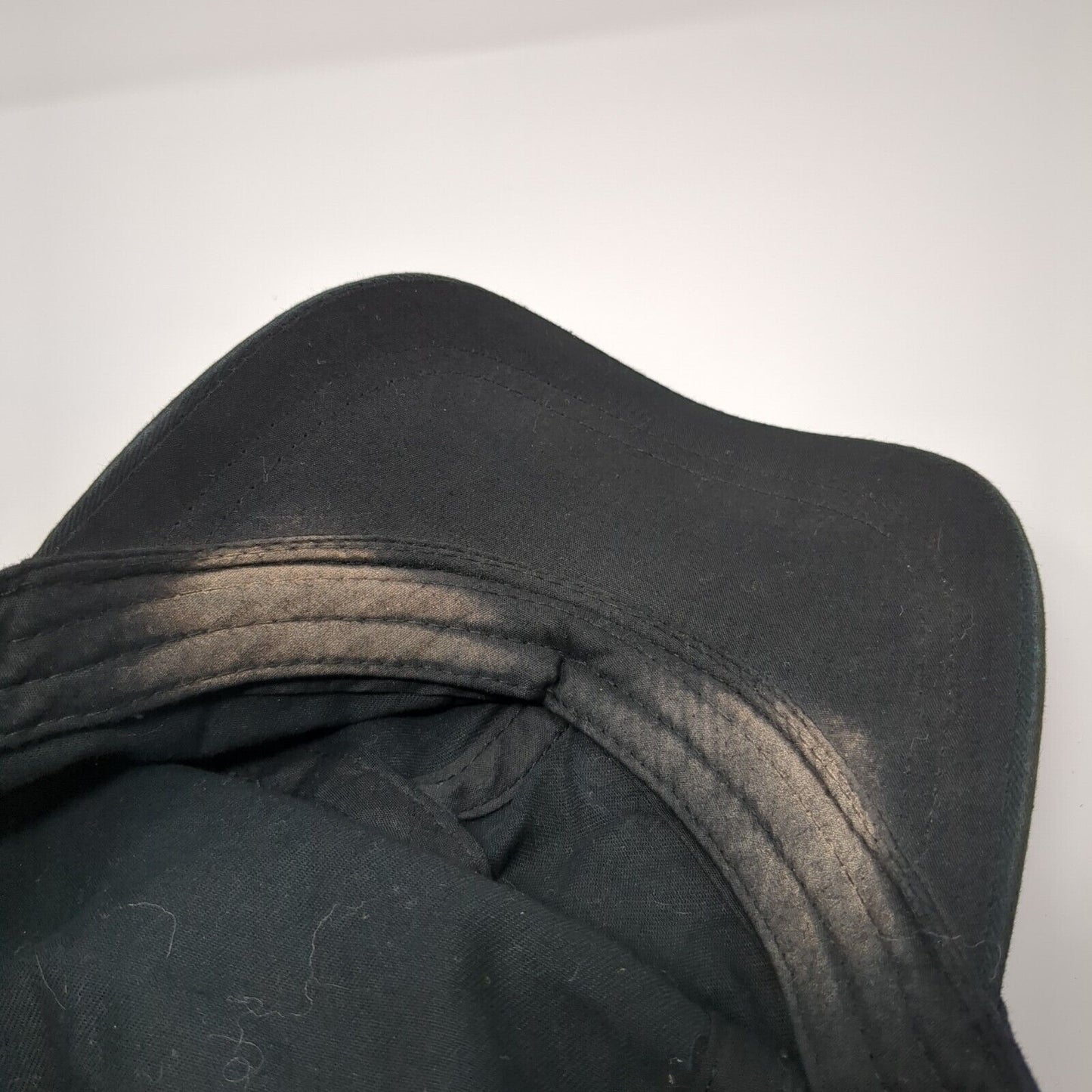 Unbranded Cadet Army Cap Black One Size Stretch Lightweight Sequin
