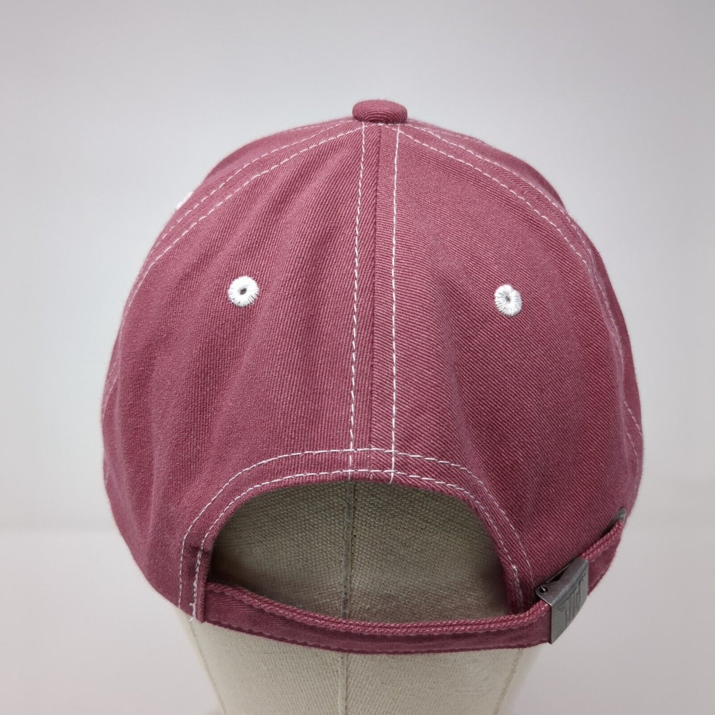 Butterfly Slideback Hat Red Large Adjustable Embroidered Fits Y'all
