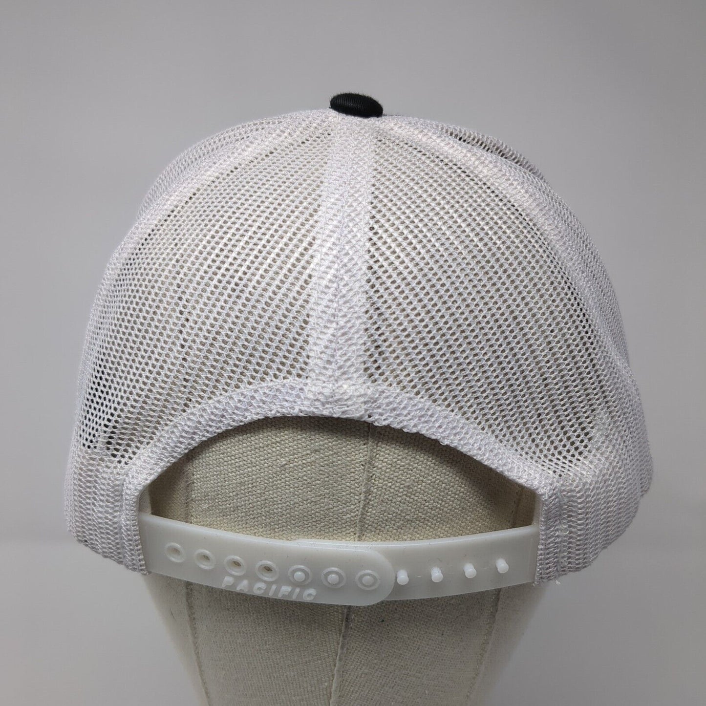 Automated Dairy Snapback Trucker Hat Black One Size Mesh Back 6 Panel