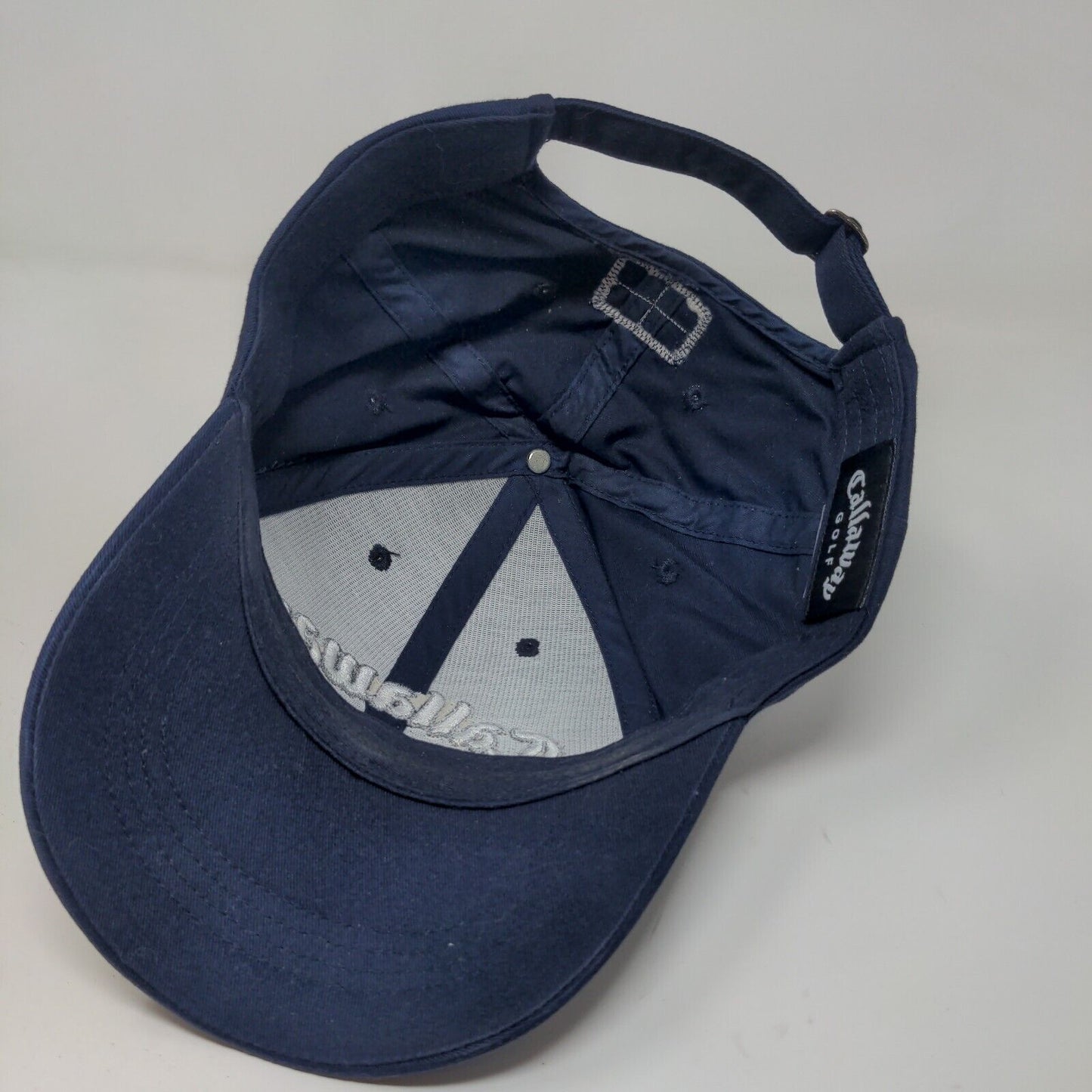 Callaway Golf Men's Slideback Hat Blue Adjustable Embroidered Spell Out Logo