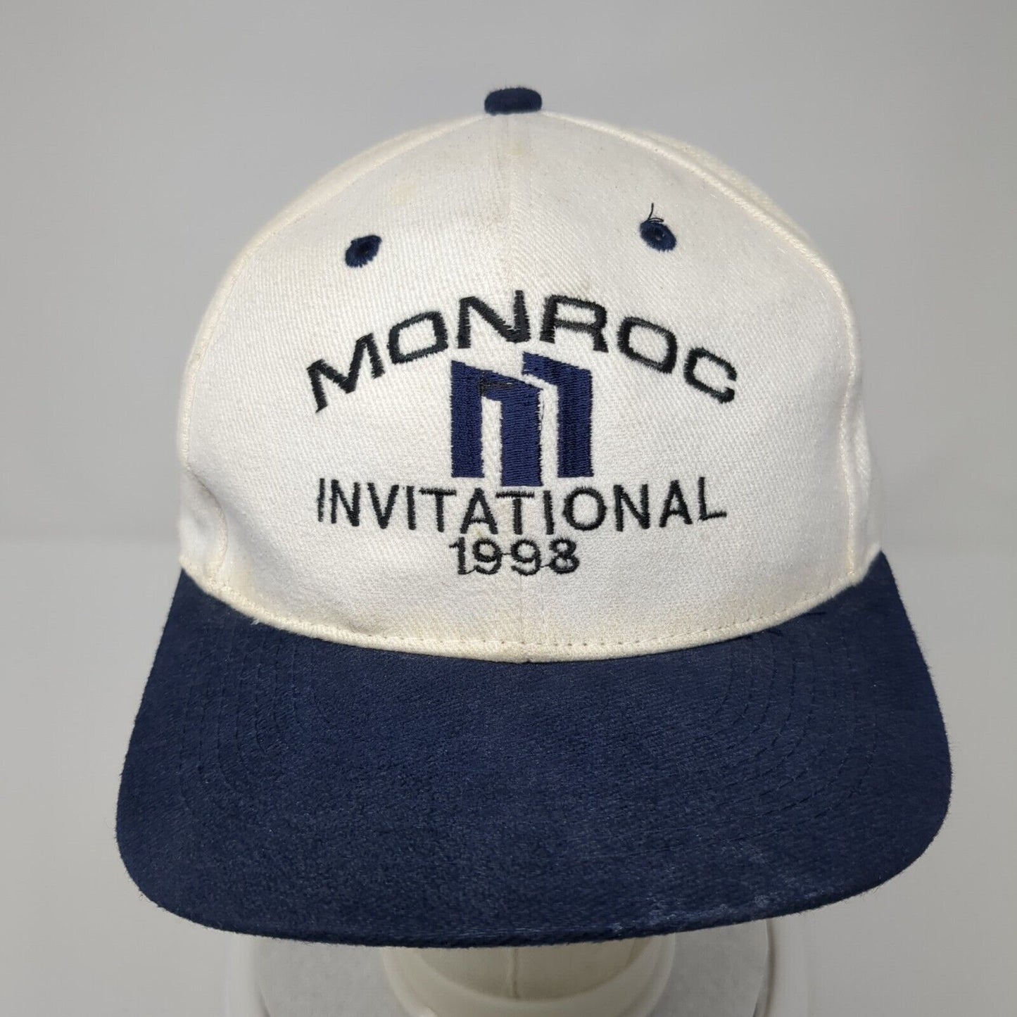 Monroc Invitational 1998 Slideback Hat Multicolor OS Adjustable Embroidered Otto
