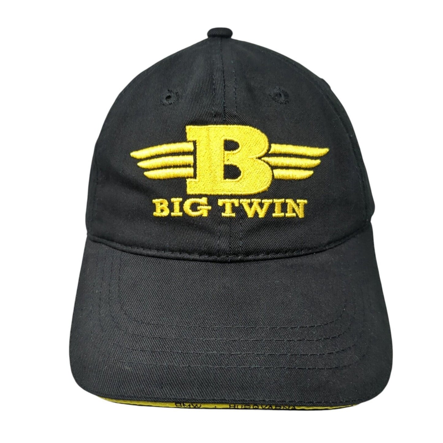 Big Twin Boise ID Slideback Hat Black One Size Embroidered Bretmor