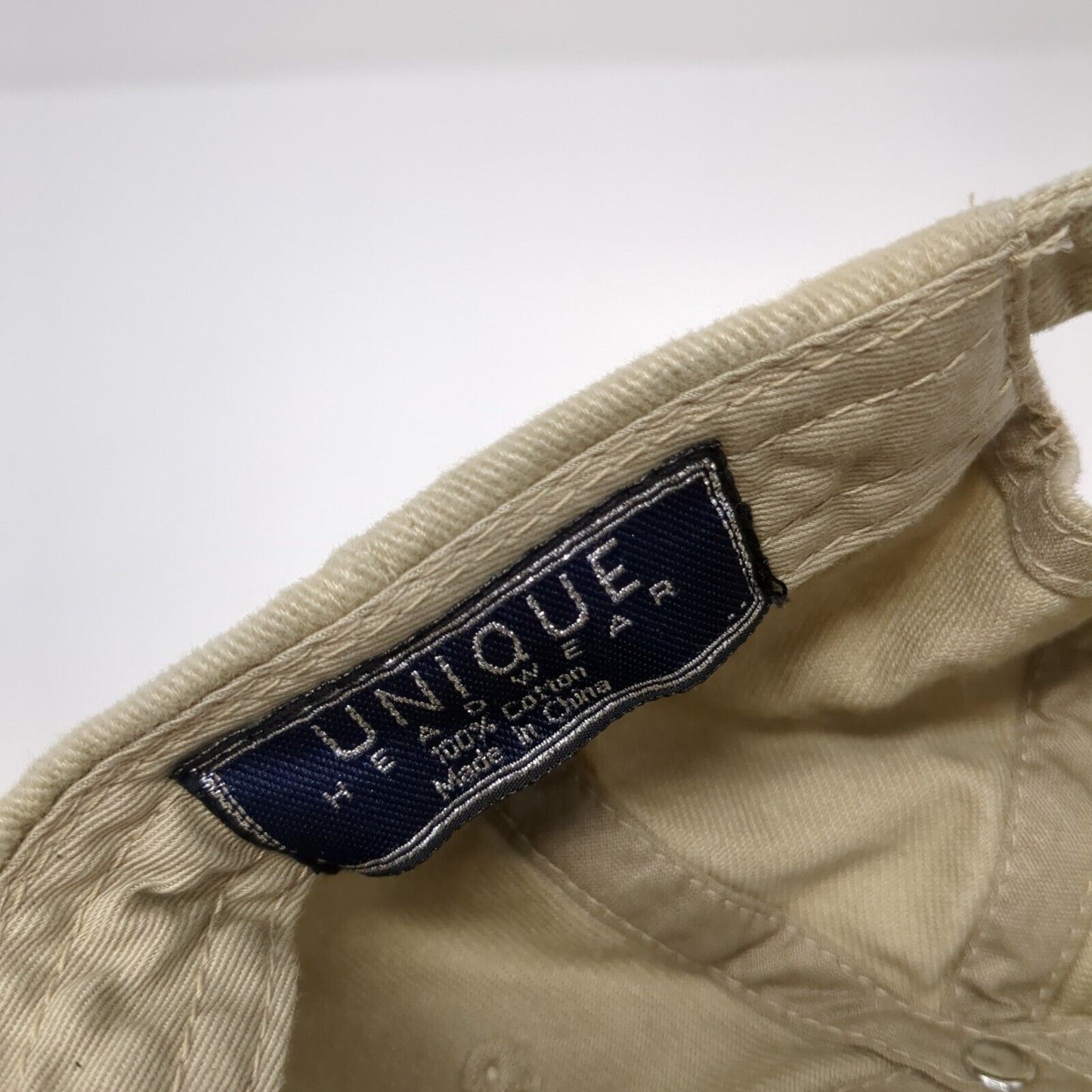 Vet Pharm Team Slideback Hat Tan One Size Adjustable Embroidered Unique Headwear