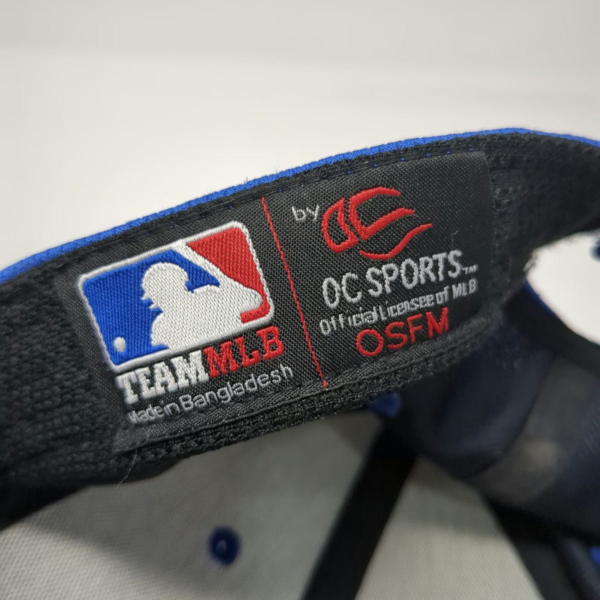 OC Sports Baseball Cap Blue One Size LA Dodgers Team MLB Performance Mesh Hat