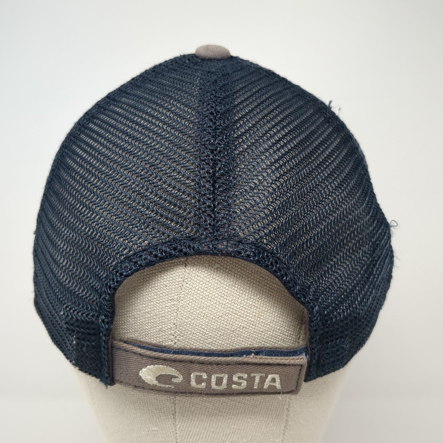F3T Fish Patch Strapback Trucker Hat Multicolor One Size Costa Del Mar