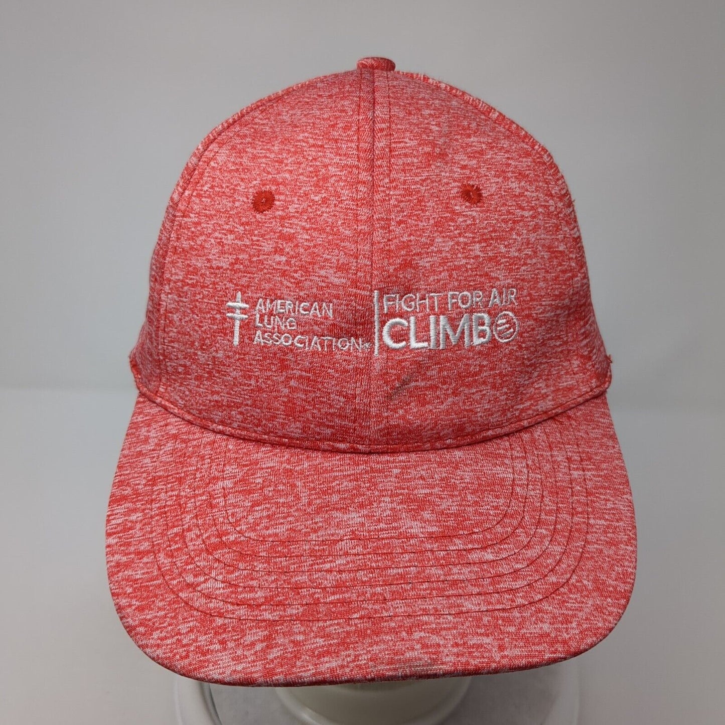 American Lung Association Fight For Air Climb Strapback Hat Red OS Hit Wear