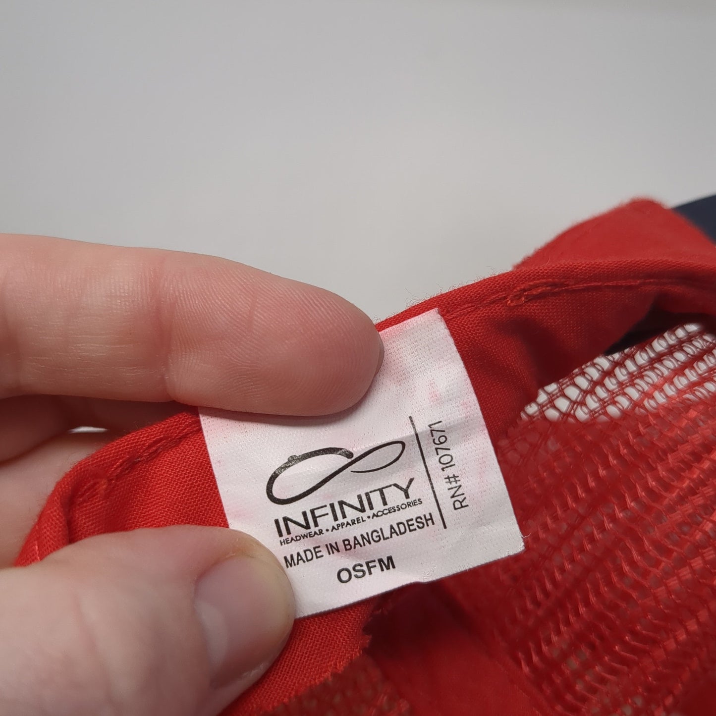 USA Flag Snapback Trucker Hat Multicolor One Size Adjustable Patriotic Infinity