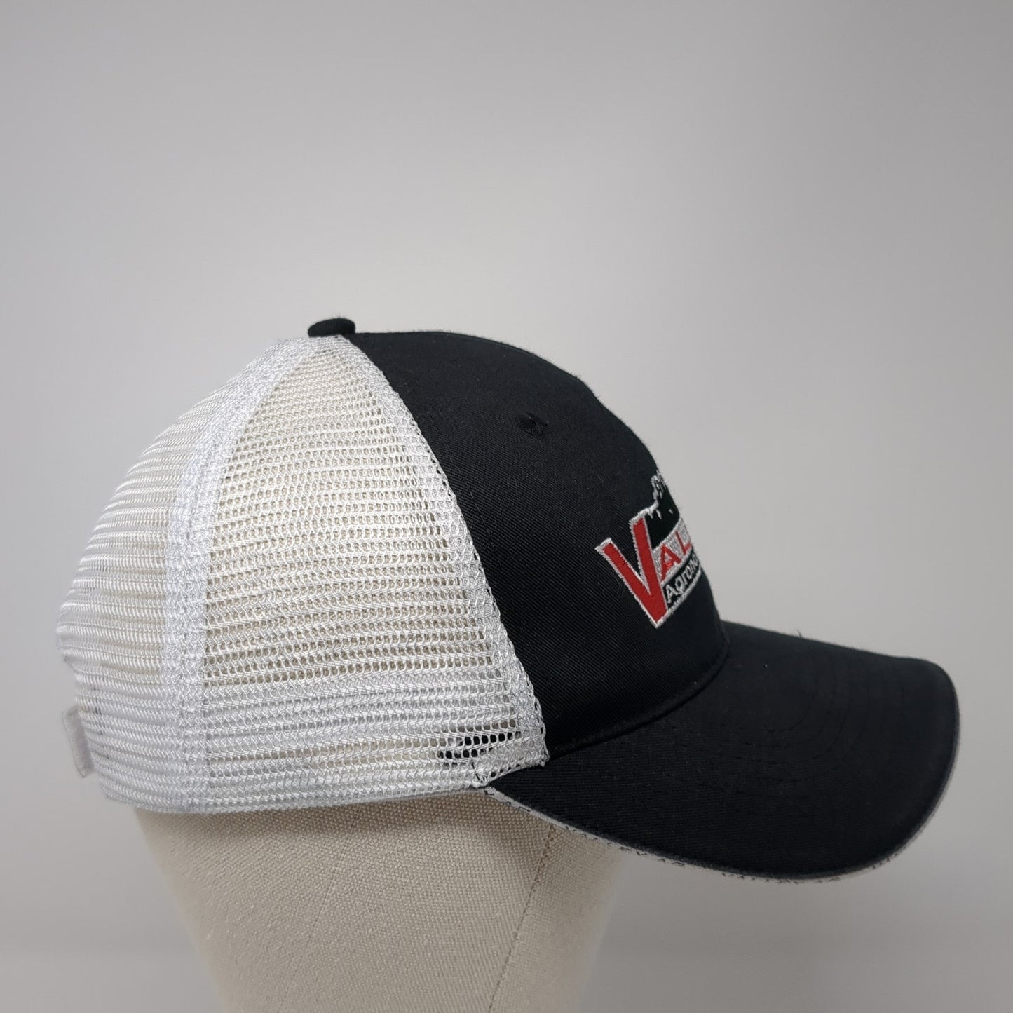 Valley Agronomics LLC Strapback Trucker Hat Black One Size Mesh Back
