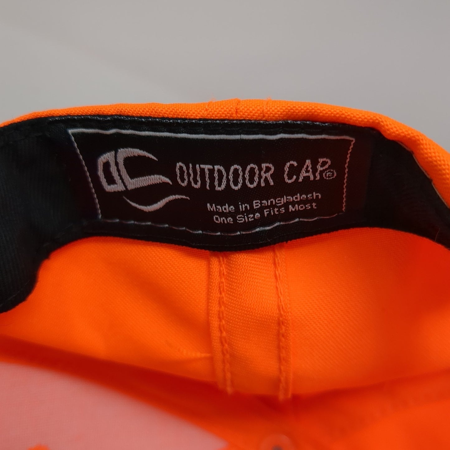 Smith & Wesson Snapback Hat Orange One Size Adjustable Embroidered Outdoor Cap