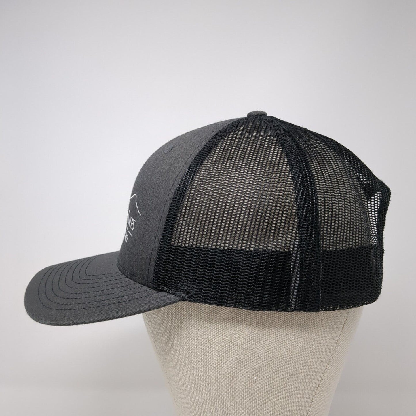 Beaver Coach Sales Servce Is The Secret Snapback Trucker Hat Gray OS Richardson
