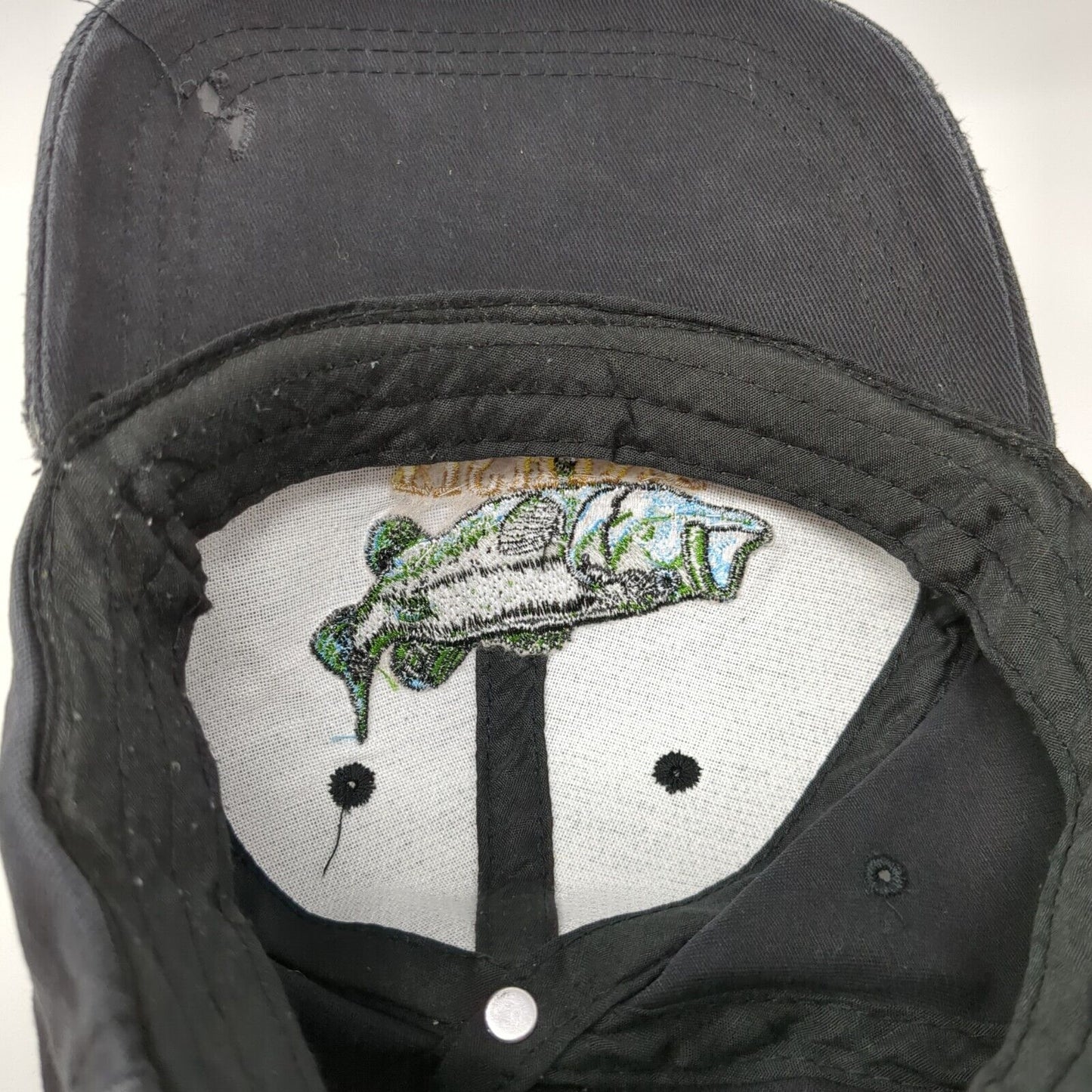 Fishing It's A Life Style Strapback Hat Black One Size Adjustable Ugly Stik