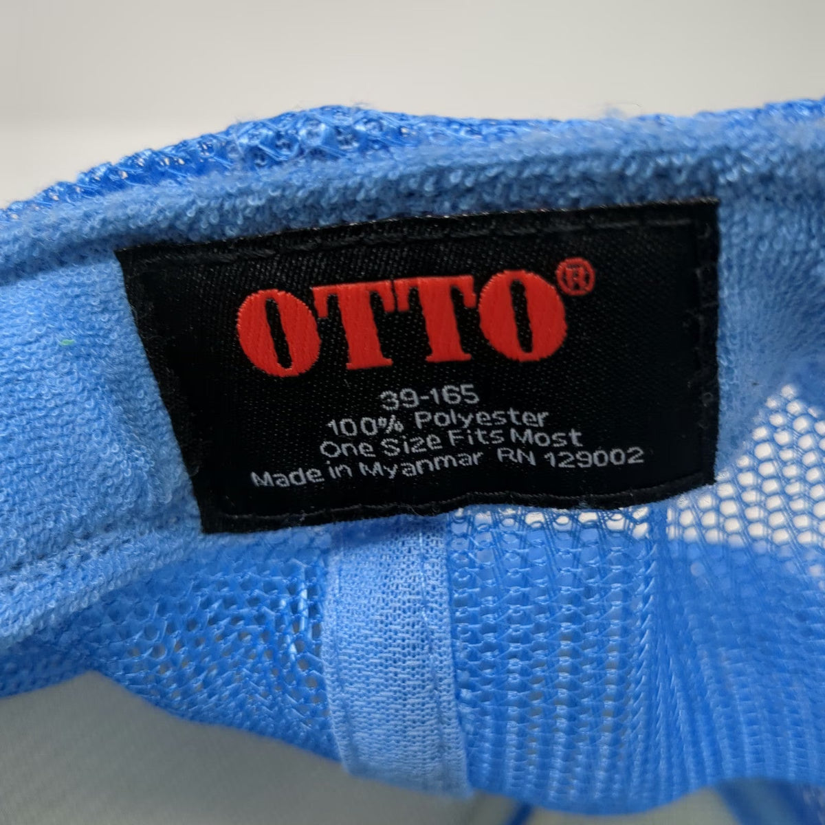 Otto Trucker Hat Blue One Size Severino Pasta Company Mesh Foam Snapback Graphic