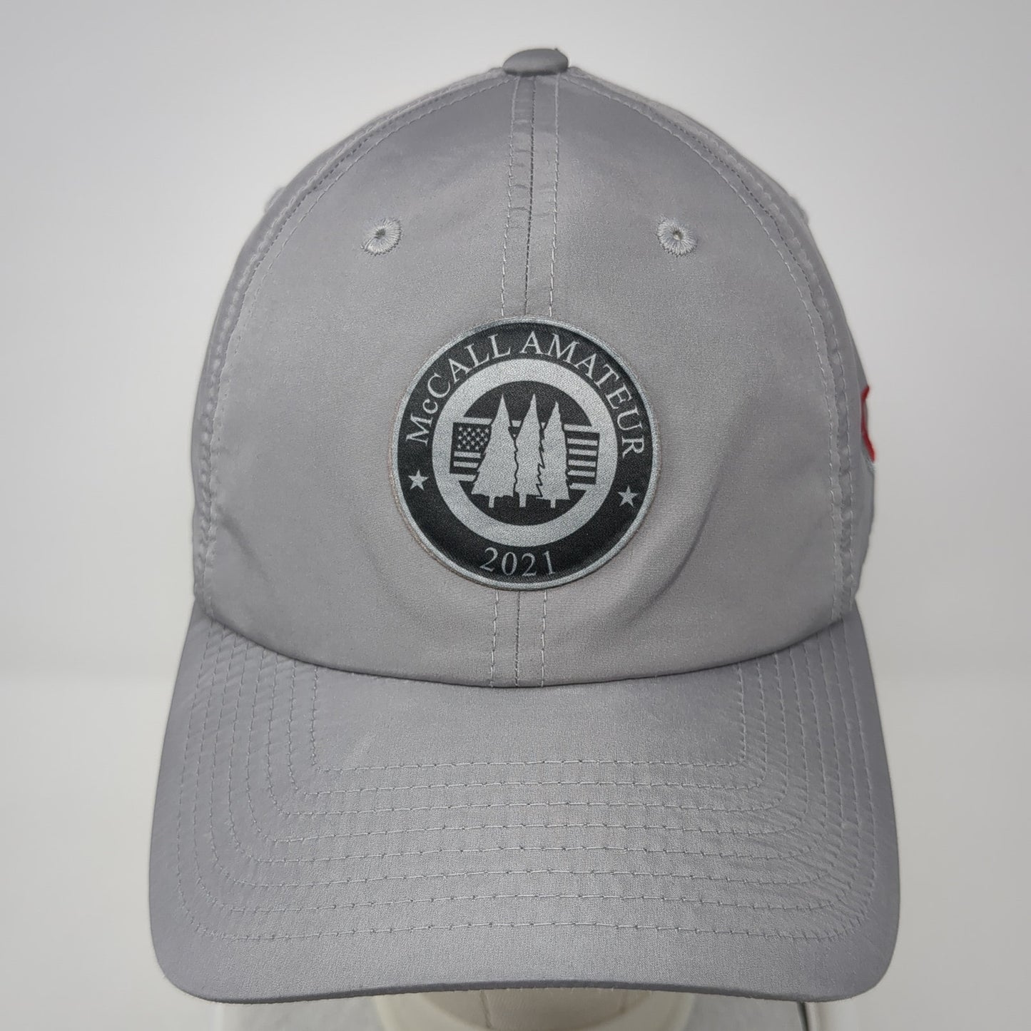 McCall Amateur 2021 Strapback Hat Gray One Size Adjustable Quest Groups