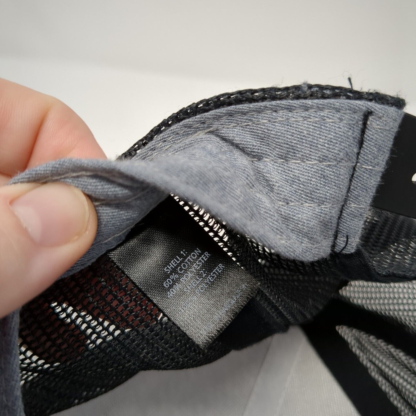 Ourea Outdoors Patch Mesh Back Trucker Hat Gray One Size Adjustable