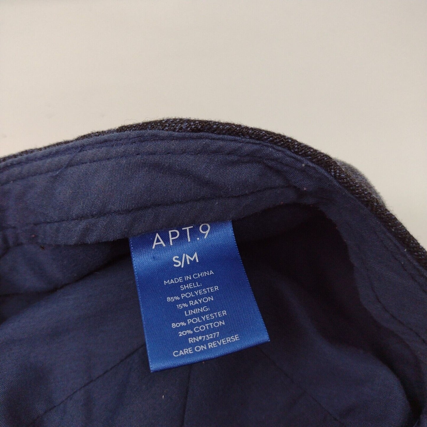 Apt. 9 Flat Cap Multicolor Small/Medium Lined Blank Outdoor