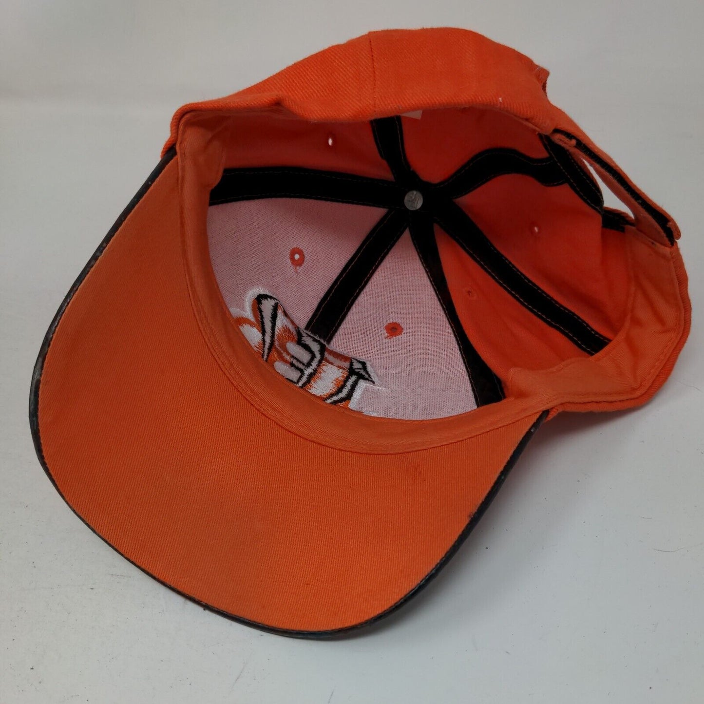 Cincinnati Bengals Strapback Hat Orange Embroidered Logo Size OS NFL