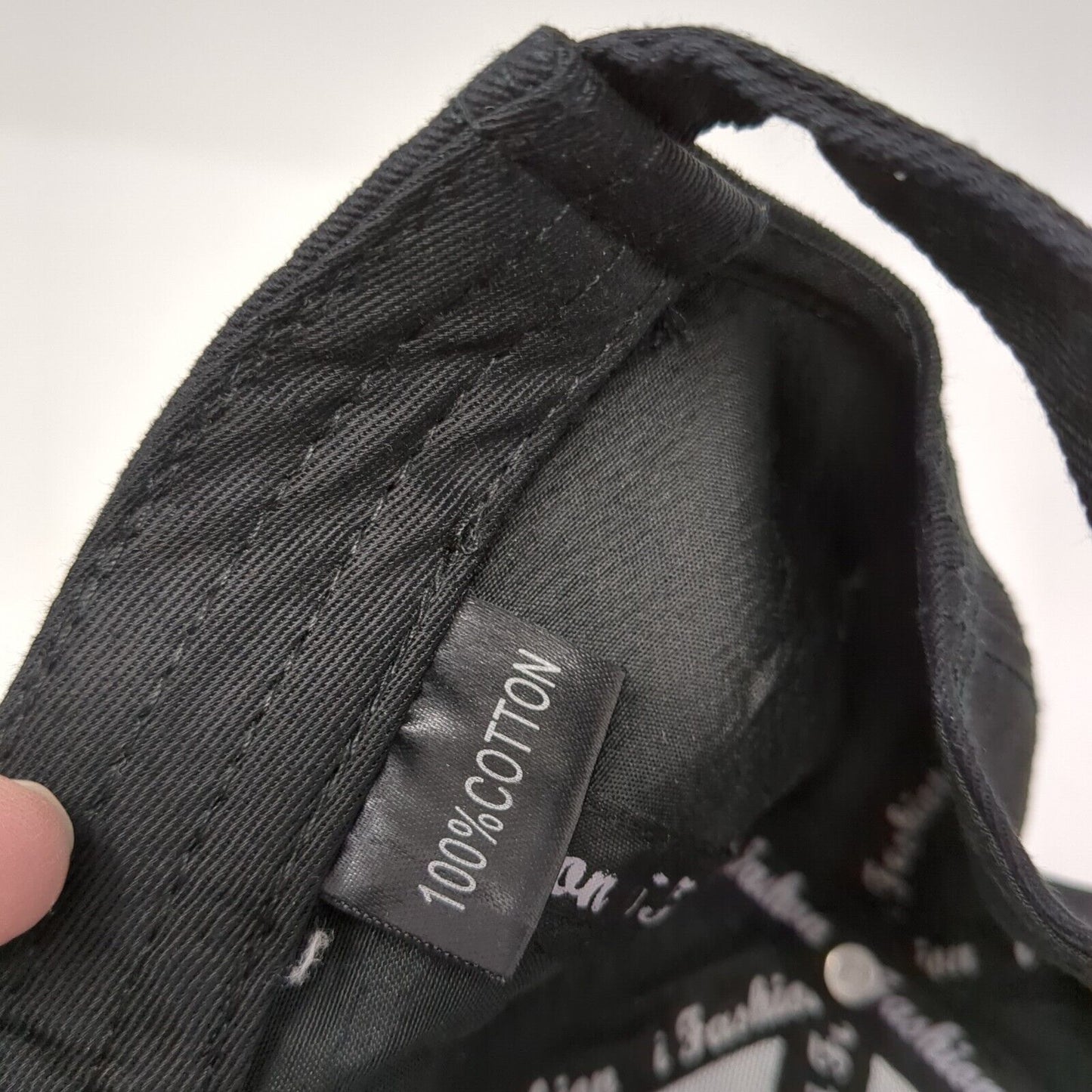 #Keauterville Slideback Hat Black One Size Adjustable Solid 6 Panel