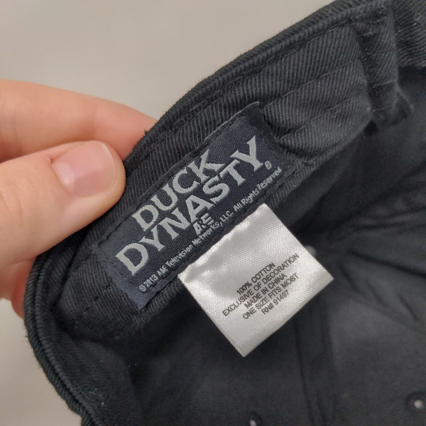 Duck Dynasty Slideback Hat Multi OSFM Adjustable Colorblock 6 Panel