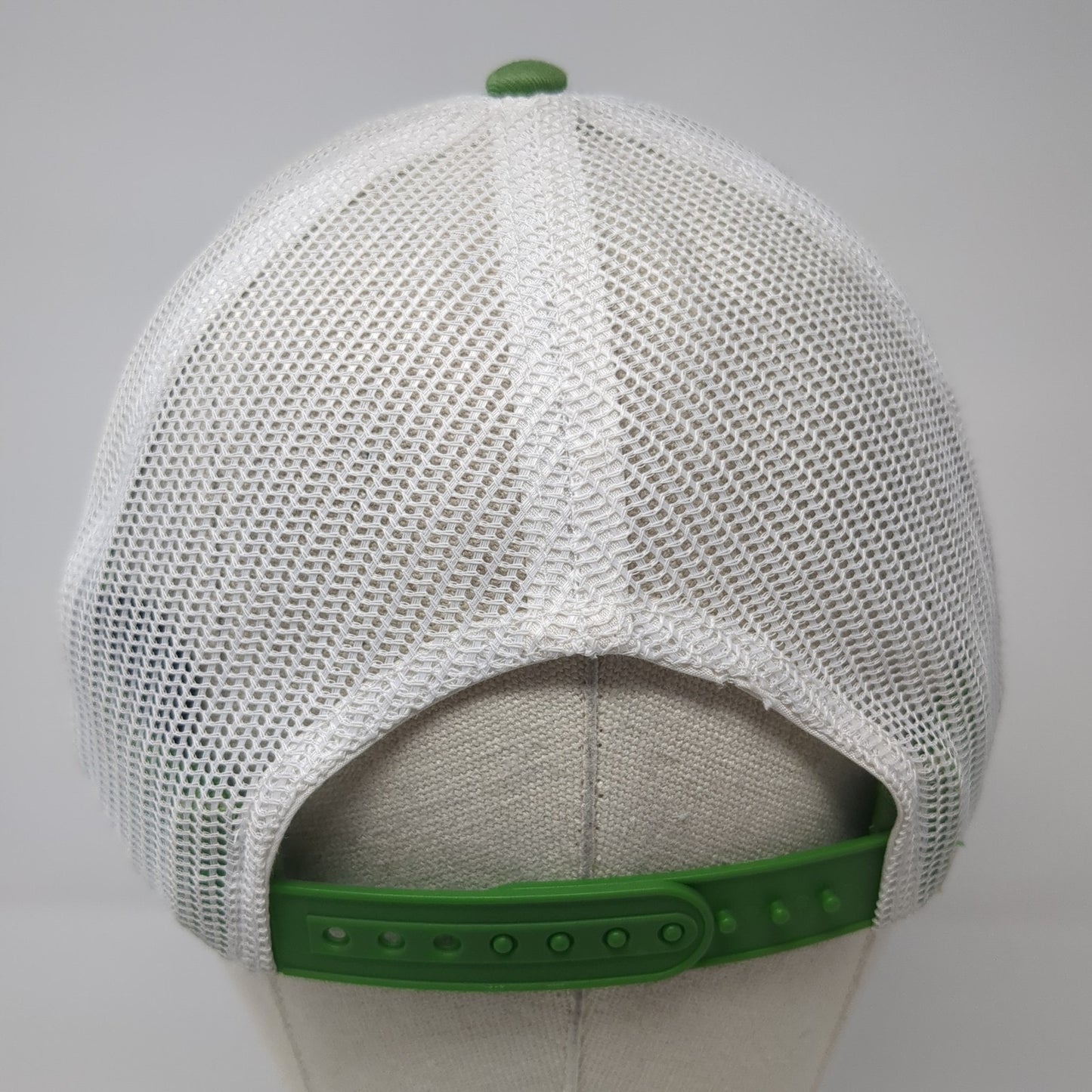 John Deere Snapback Trucker Hat Green One Size Adjustable Embroidered Mesh Back