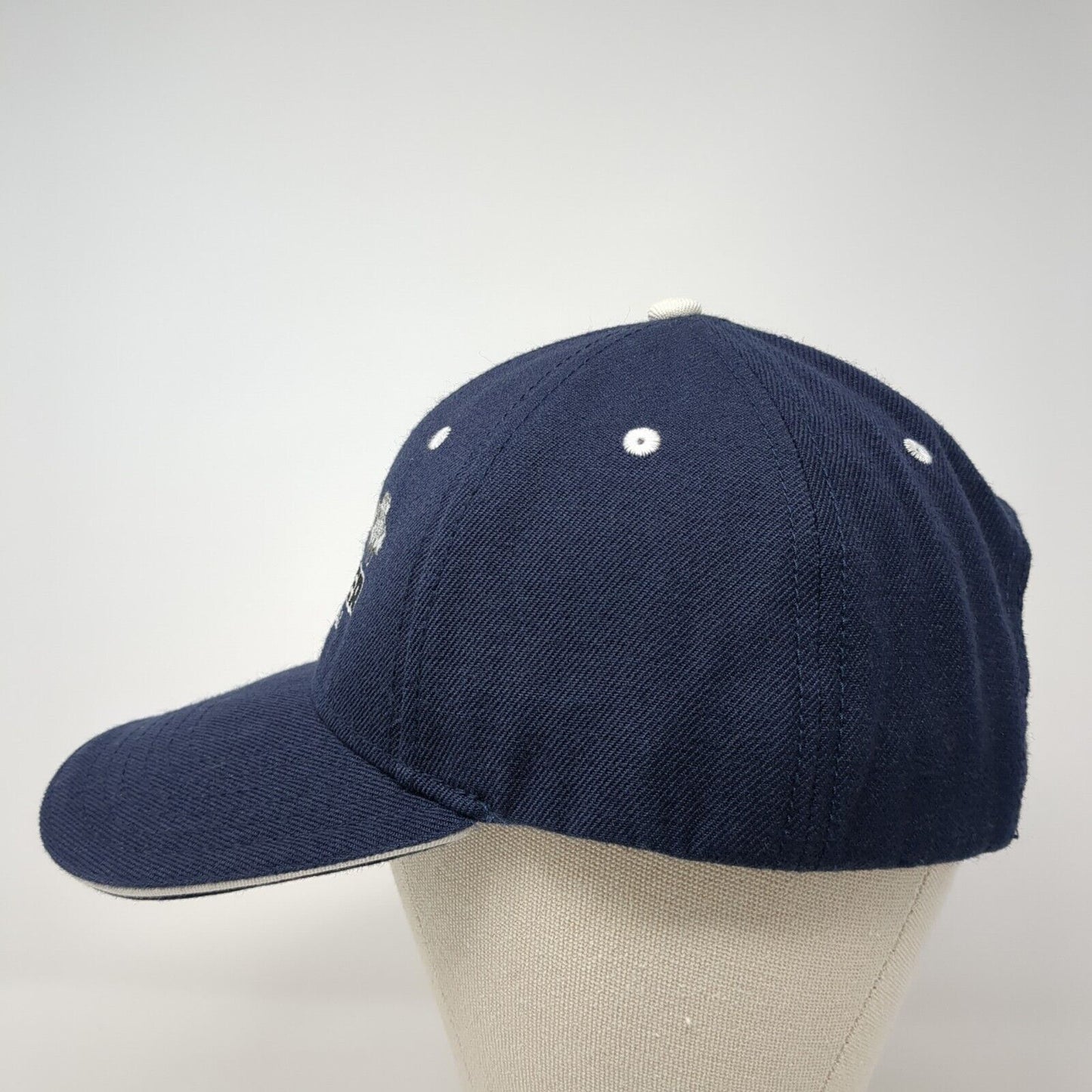Bear River Animal Hospital Strapback Hat Blue OS Adjustable Embroidered Otto