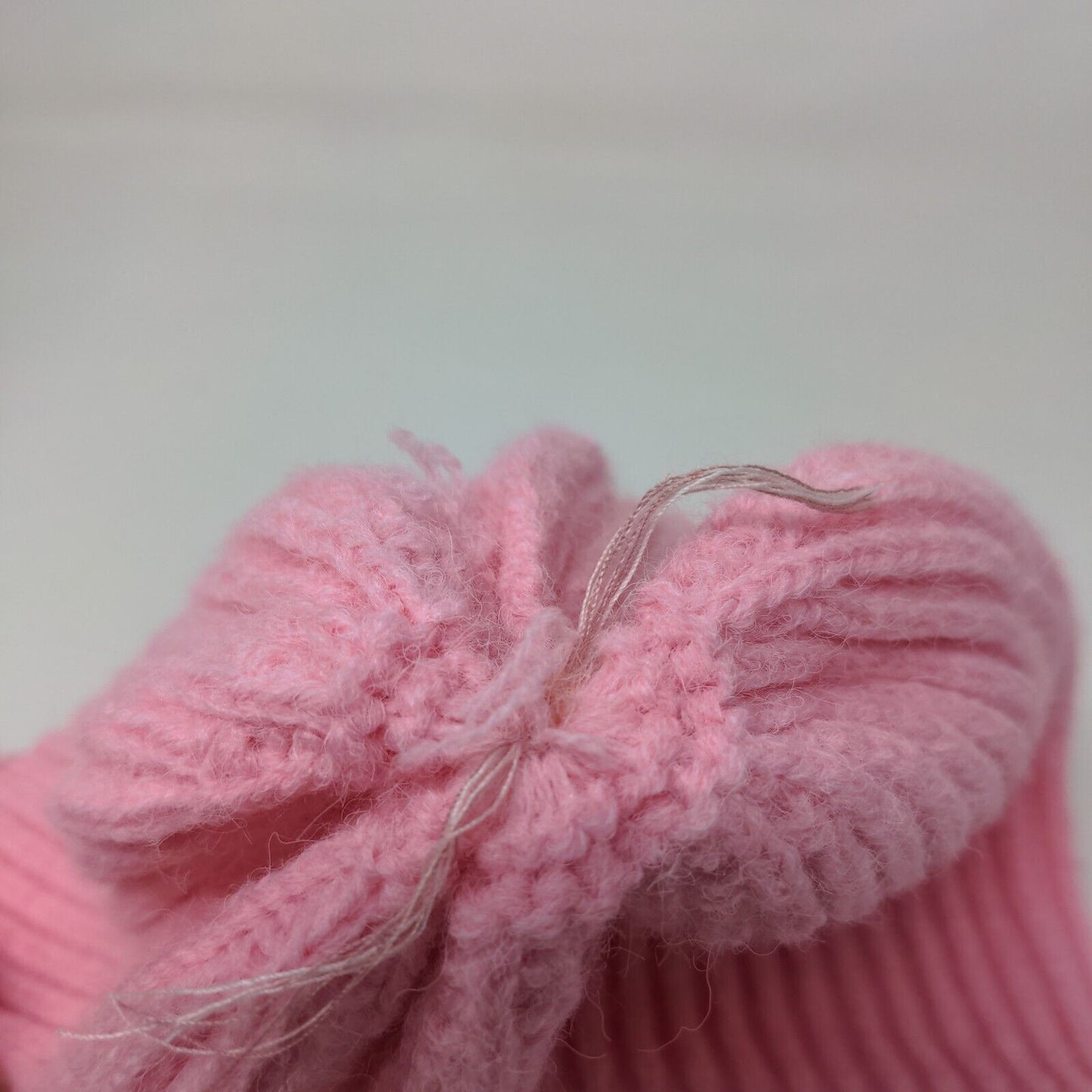 Dog Mom Ribbed Knit Beanie Hat Pink One Size Embroidered Solid