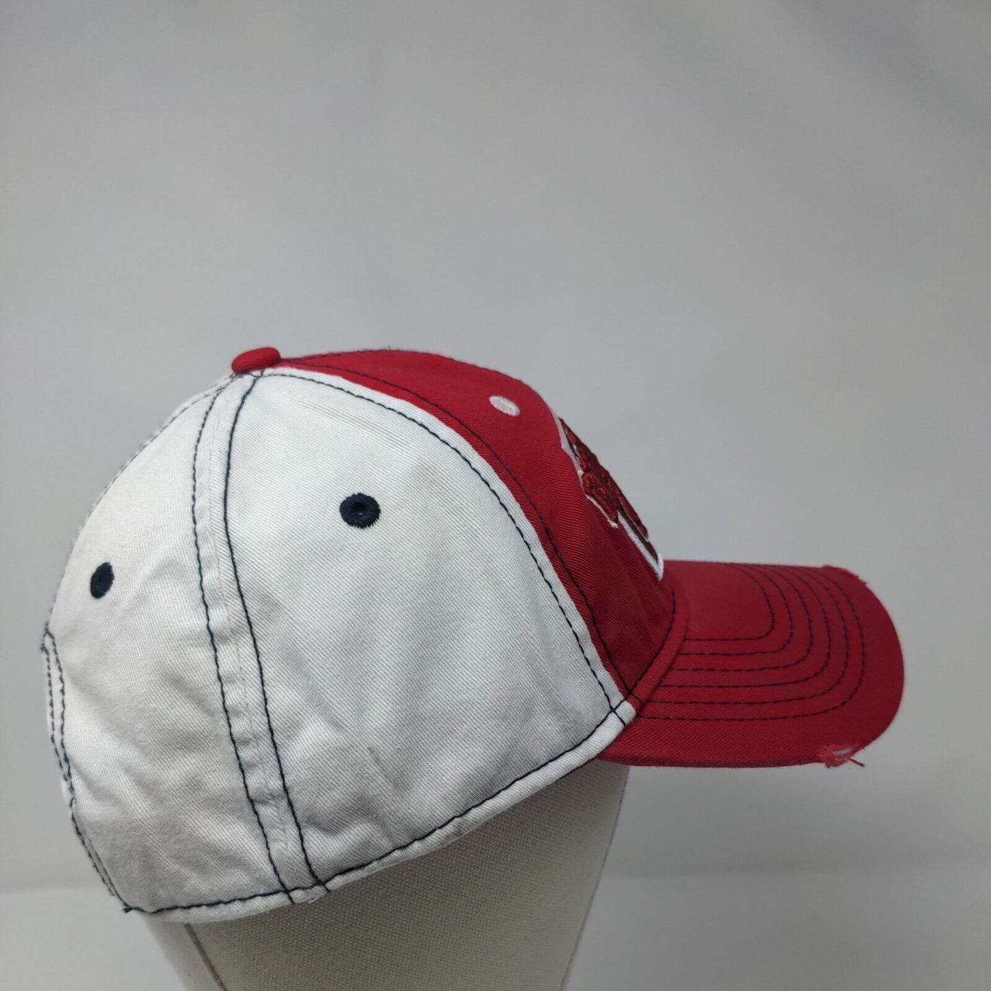 Bake Shelton Tour 2014 Snapback Hat Red OSFA Adjustable Distressed Cotton