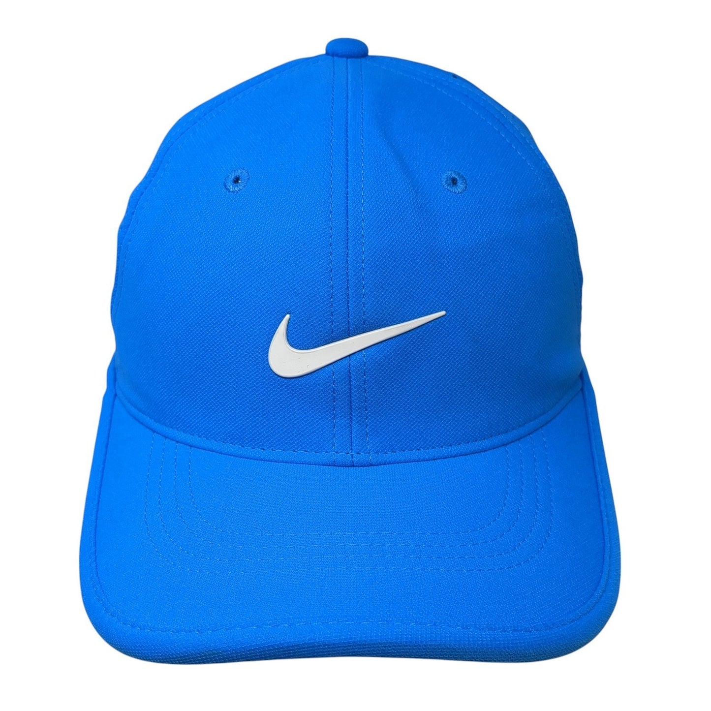 Nike Golf Strapback Hat Blue One Size Adjustable Swoosh Laser Cut Outdoor